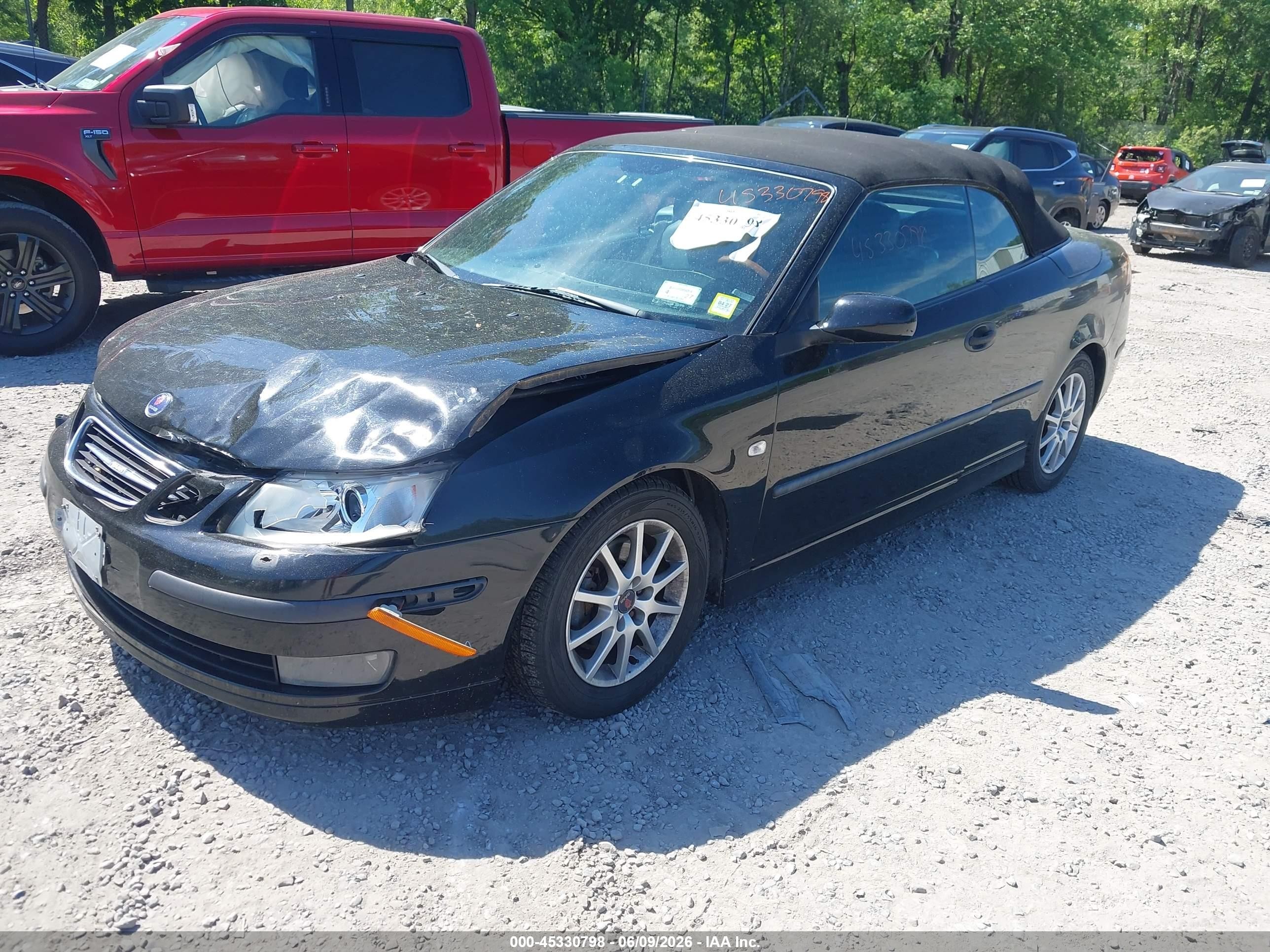 2004 Saab 9-3 Arc Black vin: YS3FD79Y946007976