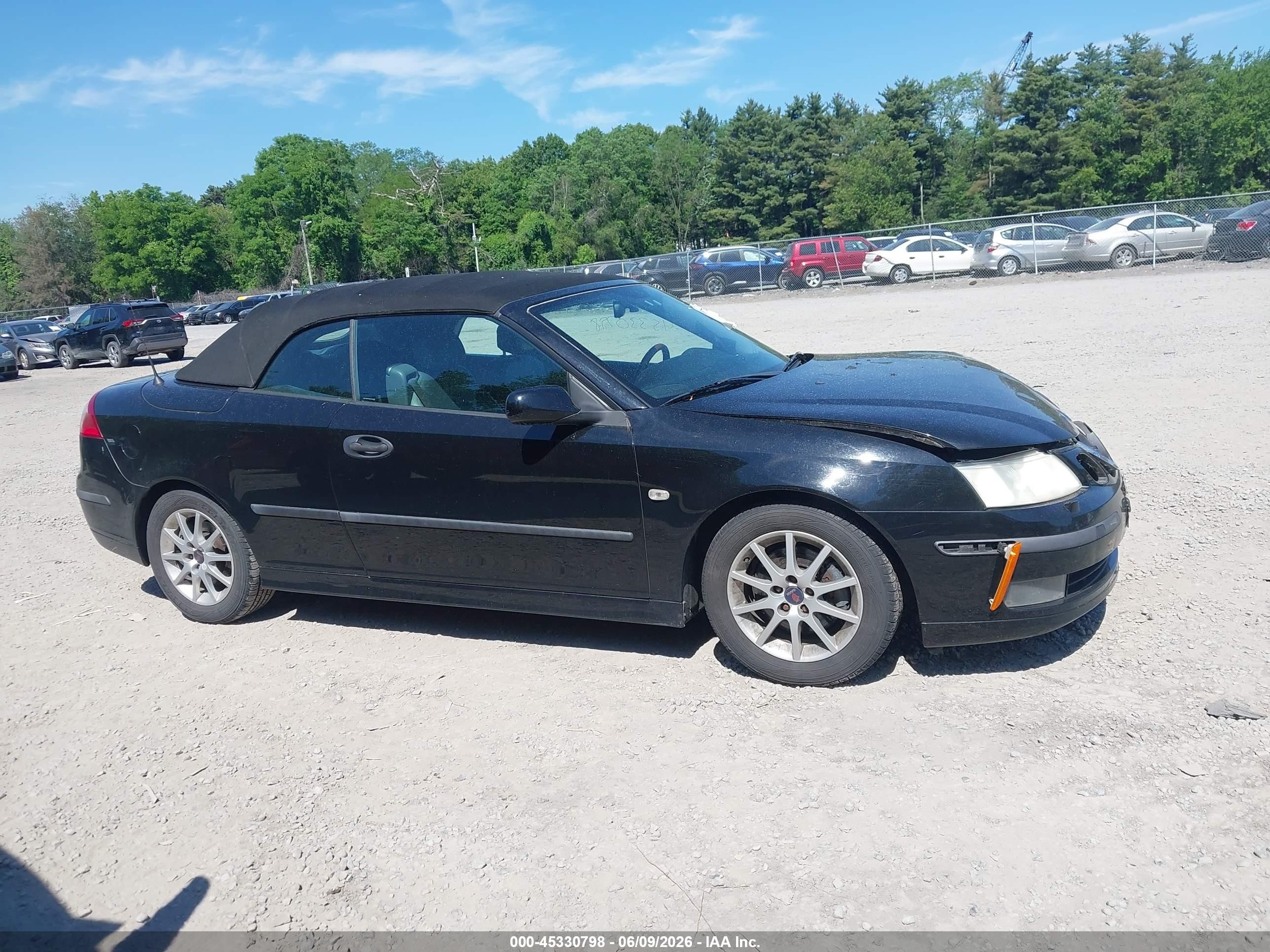 2004 Saab 9-3 Arc Black vin: YS3FD79Y946007976