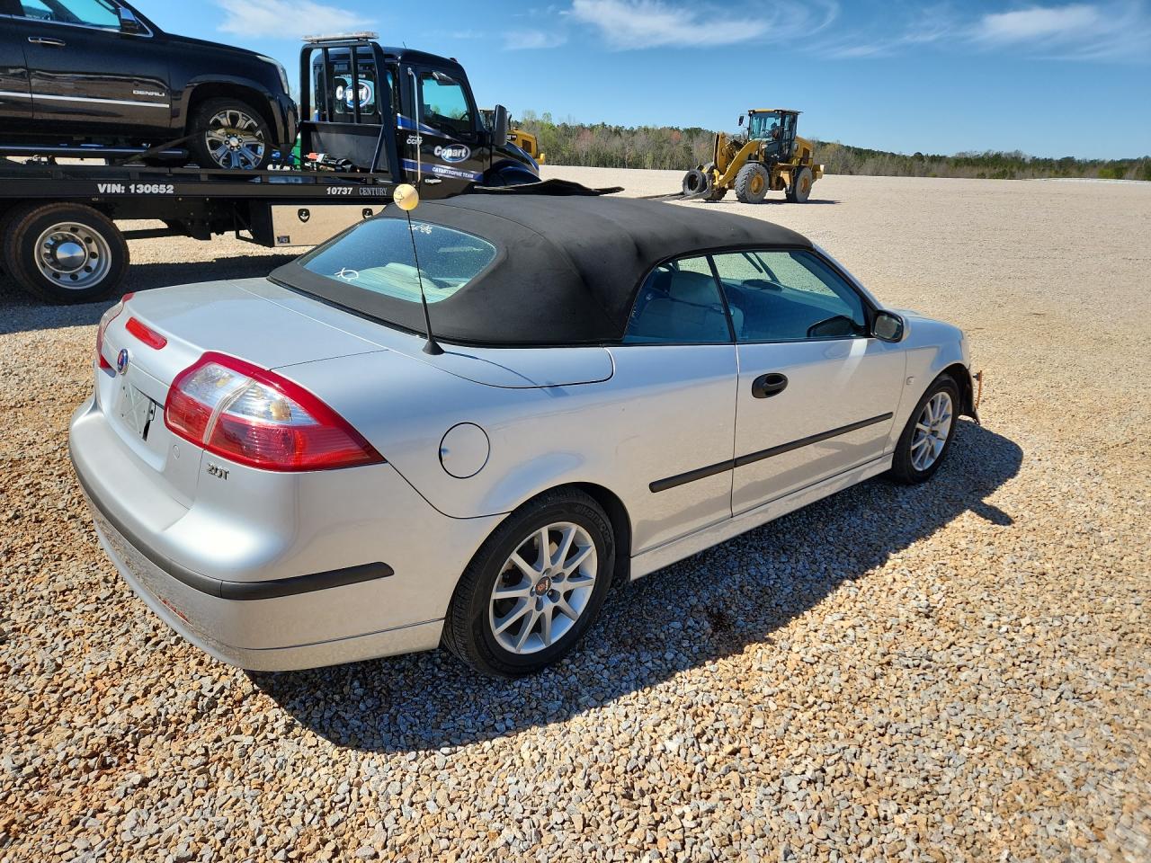 2005 Saab 9-3 Arc Silver vin: YS3FD79YX56017742