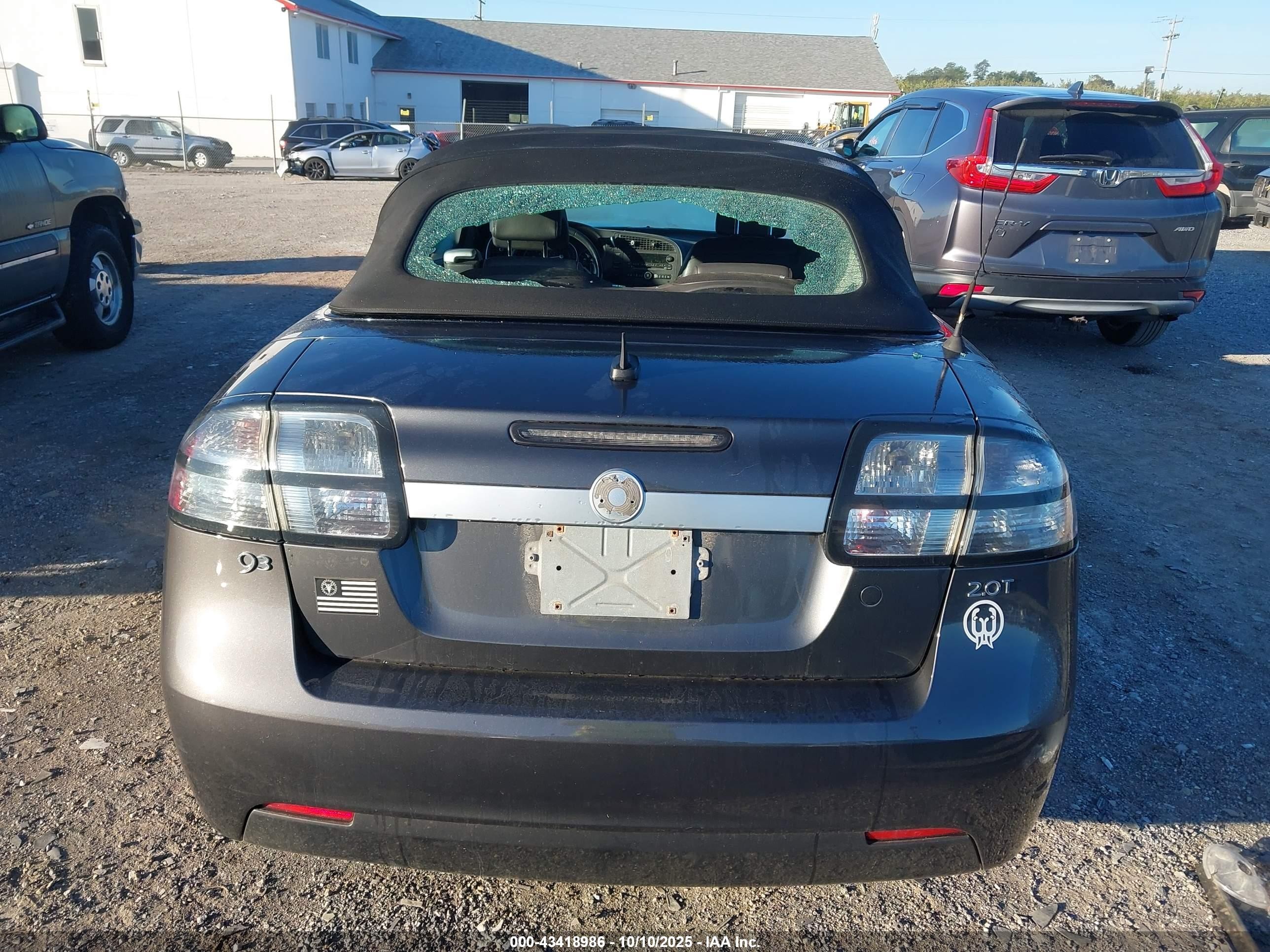 2010 Saab 9-3   Gray vin: YS3FE7CY9A6001127