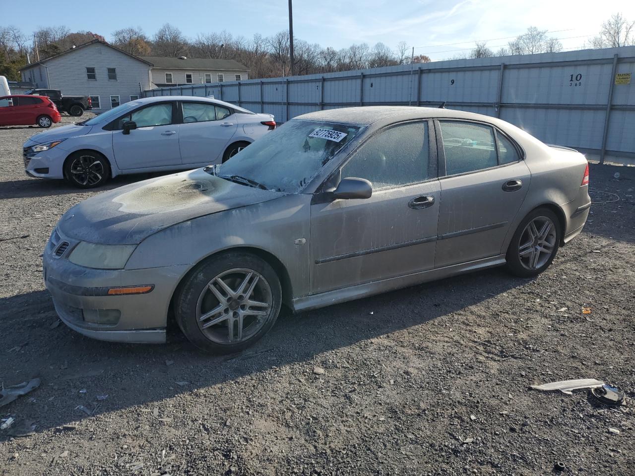 2003 Saab 9-3 Vector Silver vin: YS3FF49Y331043201