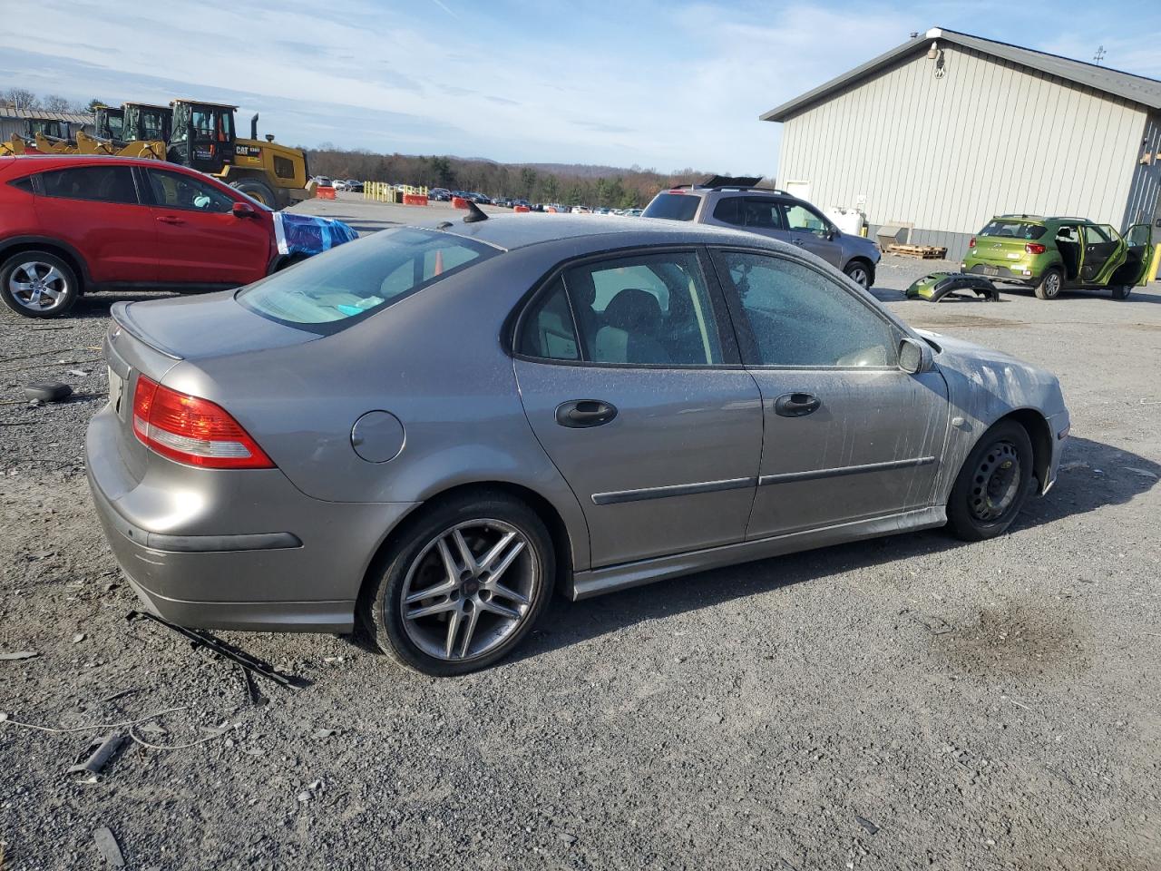 2003 Saab 9-3 Vector Silver vin: YS3FF49Y331043201