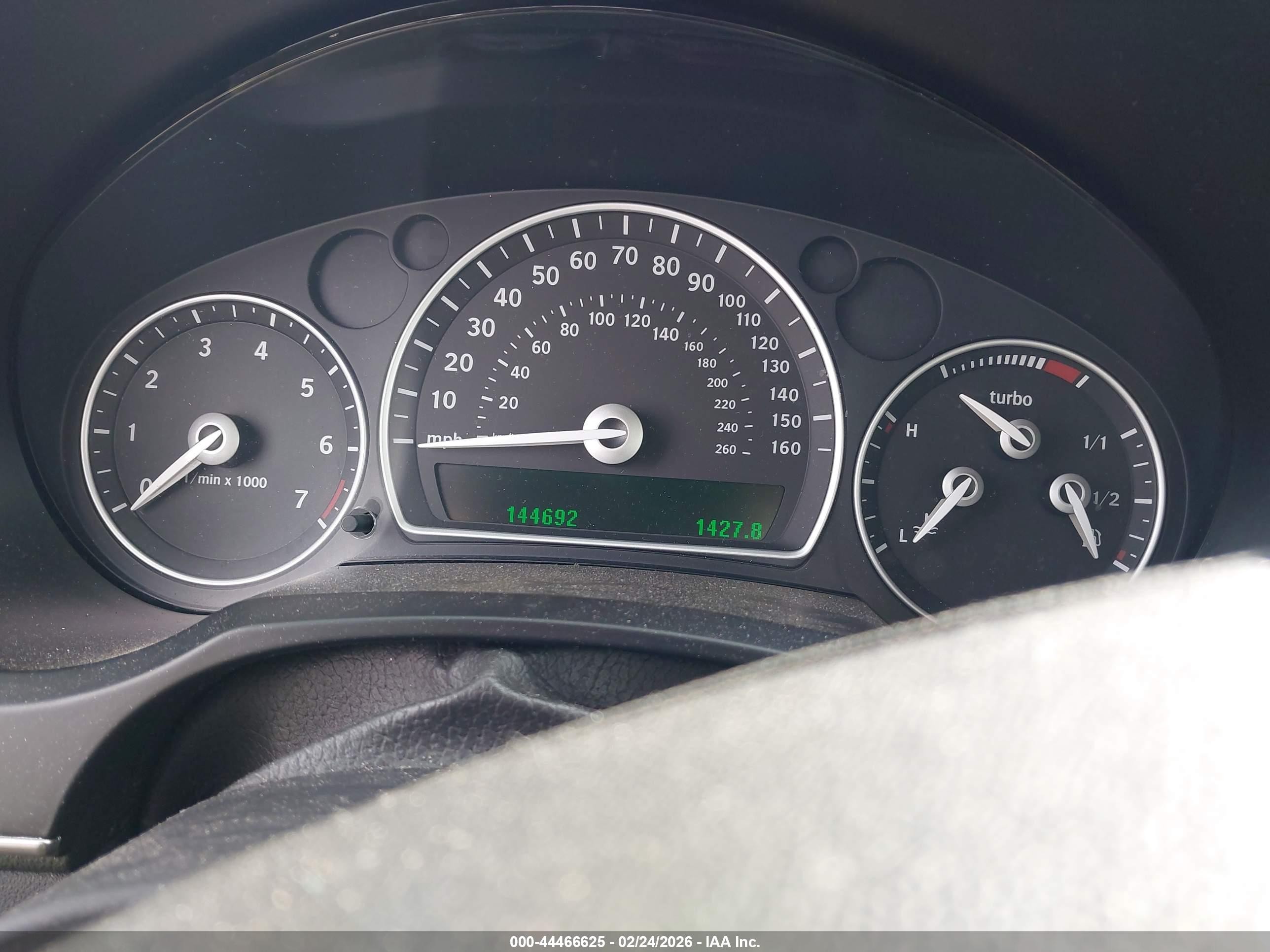 2010 Saab 9-3 Aero Gray vin: YS3FG7CY1A6001262