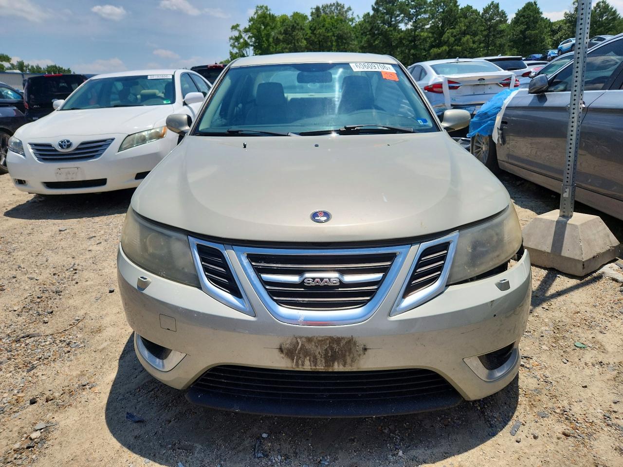 2008 Saab 9-3 Aero Beige vin: YS3FH41U581106521