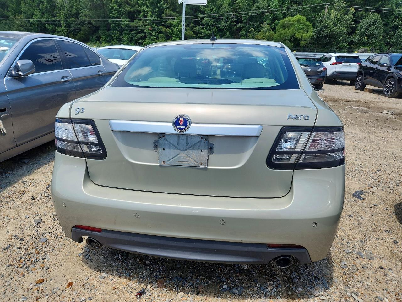 2008 Saab 9-3 Aero Beige vin: YS3FH41U581106521