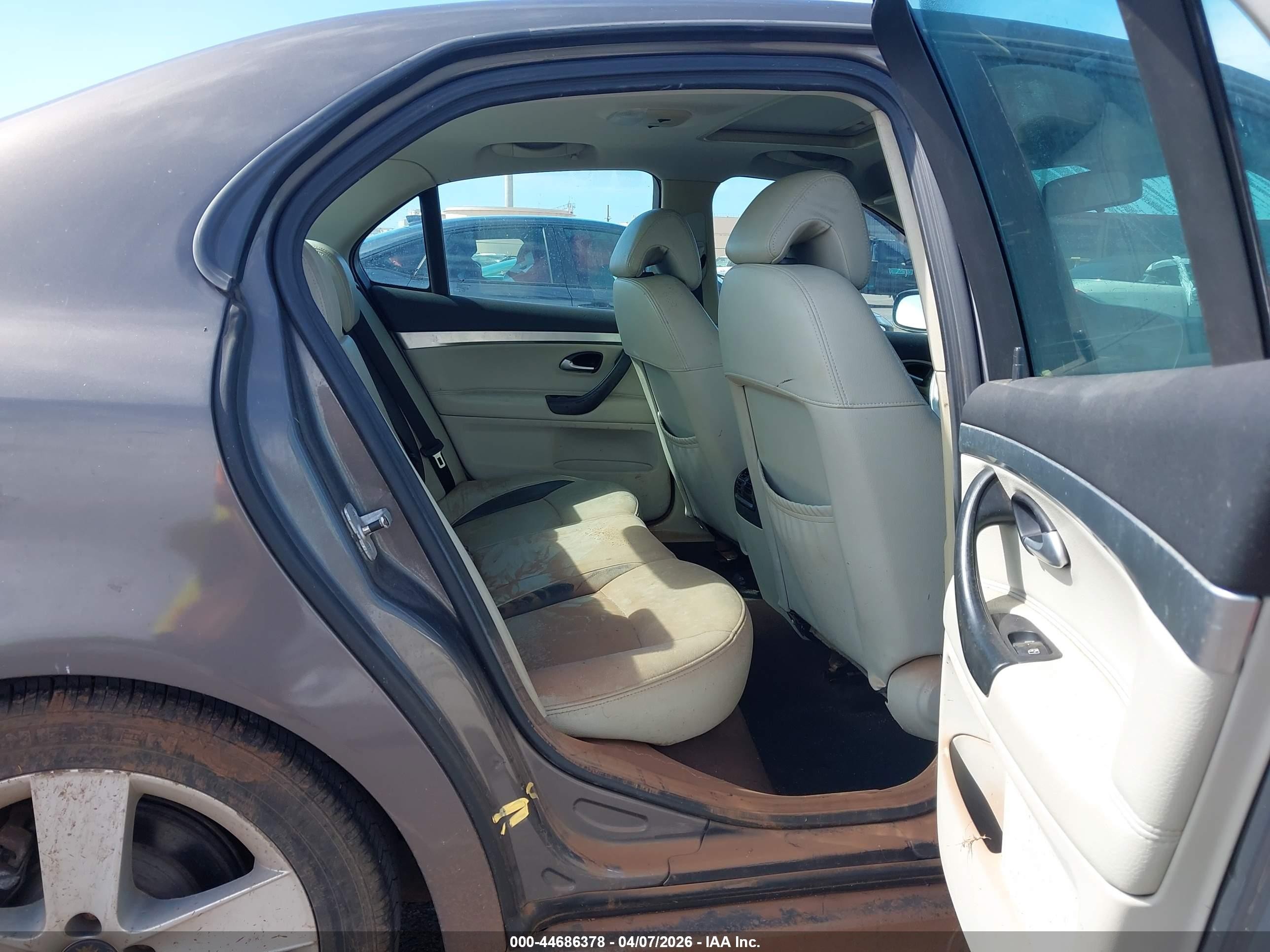 2007 Saab 9-3 Aero Серый vin: YS3FH41U771011196