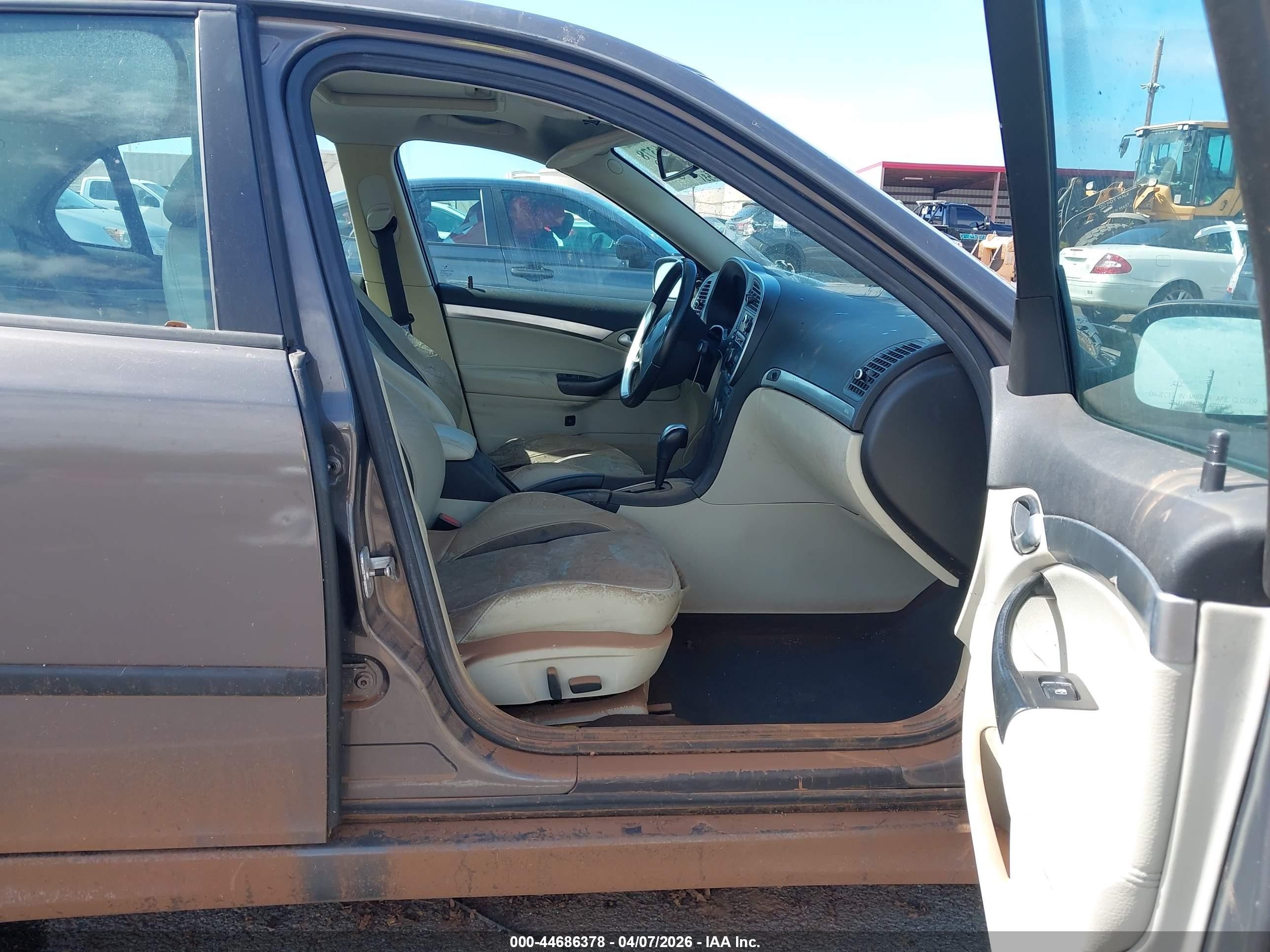 2007 Saab 9-3 Aero Серый vin: YS3FH41U771011196