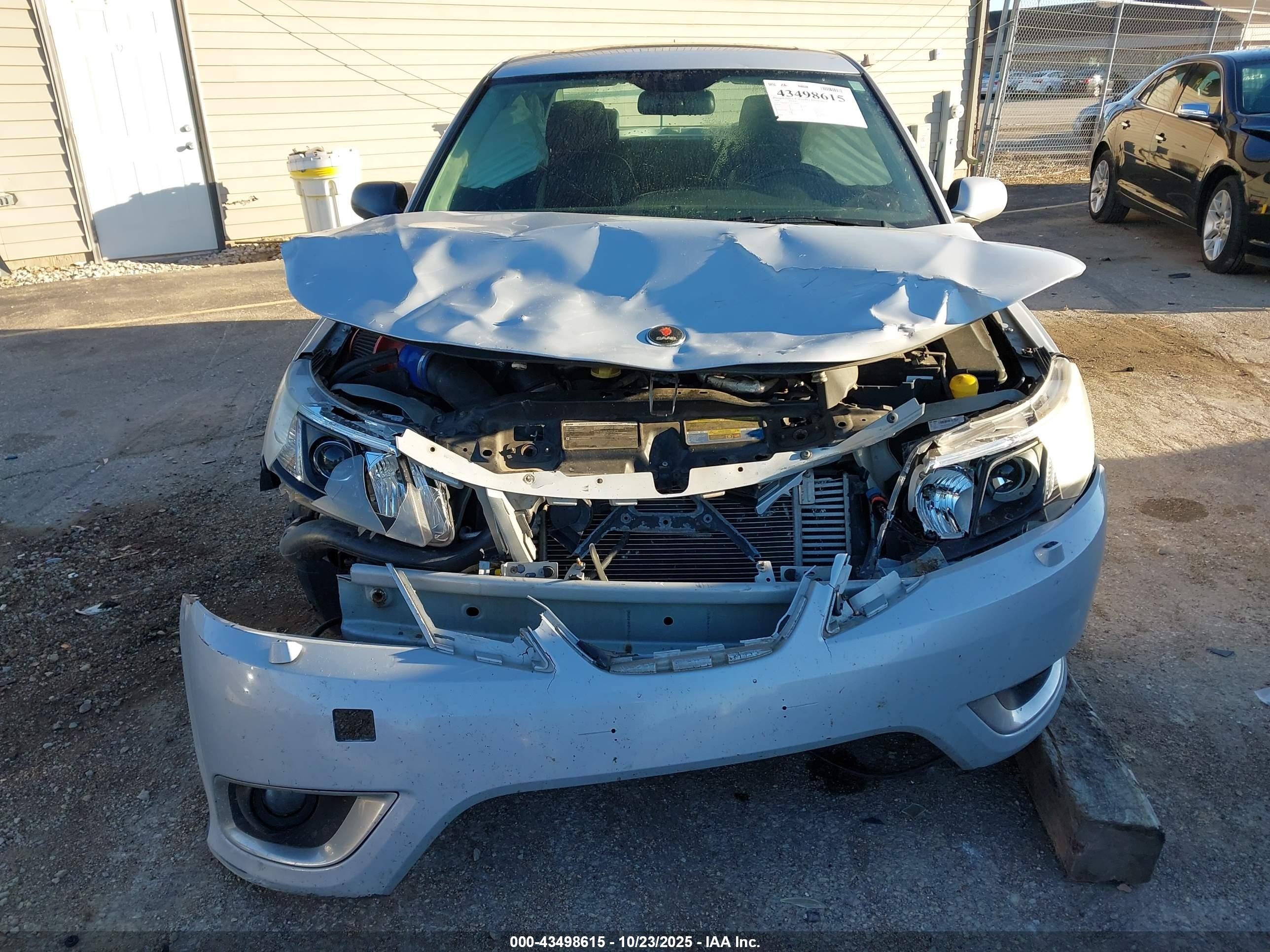2008 Saab 9-3 Aero Gray vin: YS3FH41UX81102660