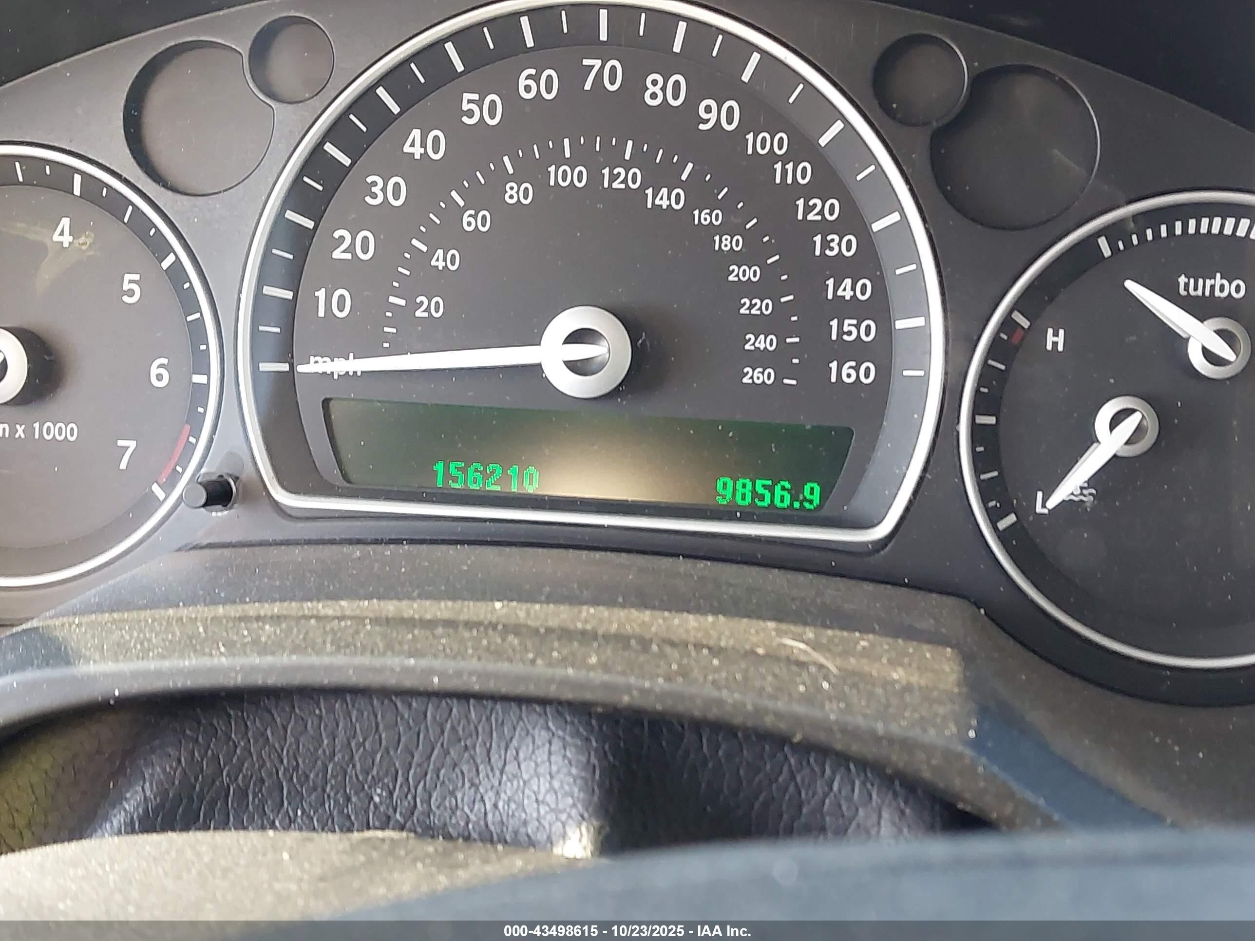 2008 Saab 9-3 Aero Gray vin: YS3FH41UX81102660