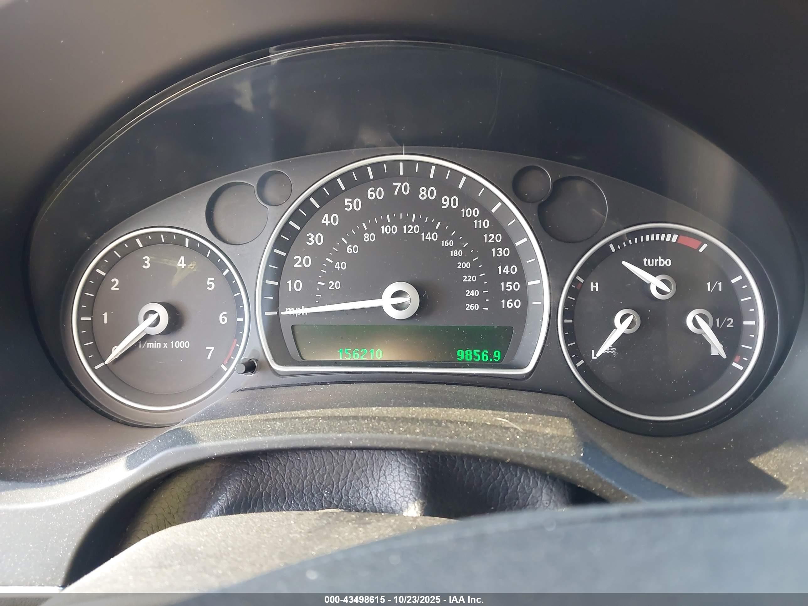 2008 Saab 9-3 Aero Gray vin: YS3FH41UX81102660