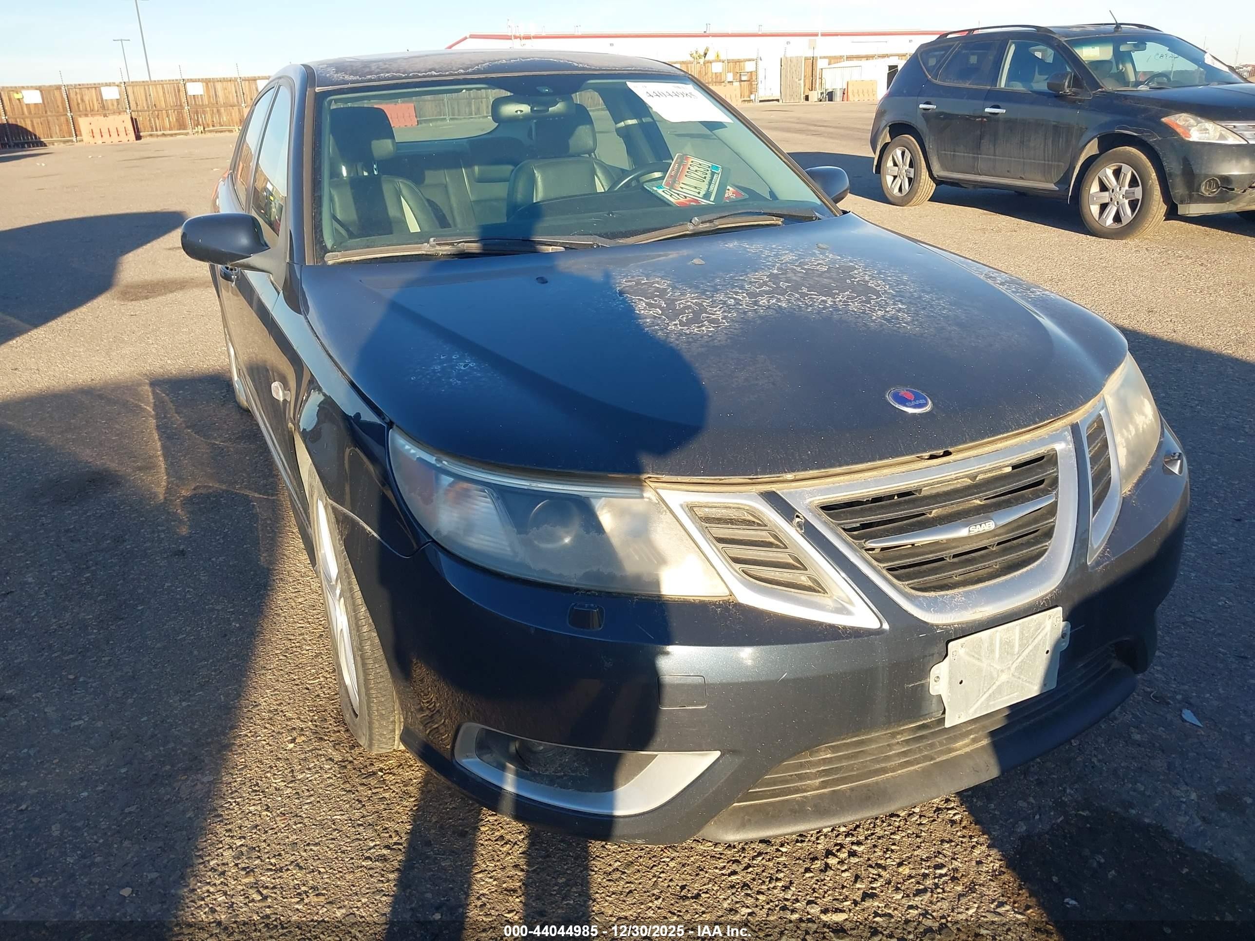2008 Saab 9-3 Aero Black vin: YS3FH42R381150866