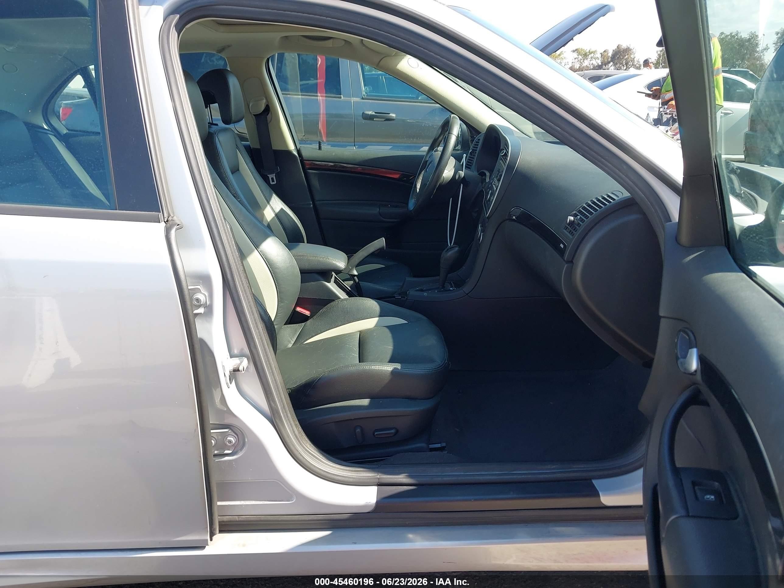 2009 Saab 9-3 Aero Silver vin: YS3FH42R591003384