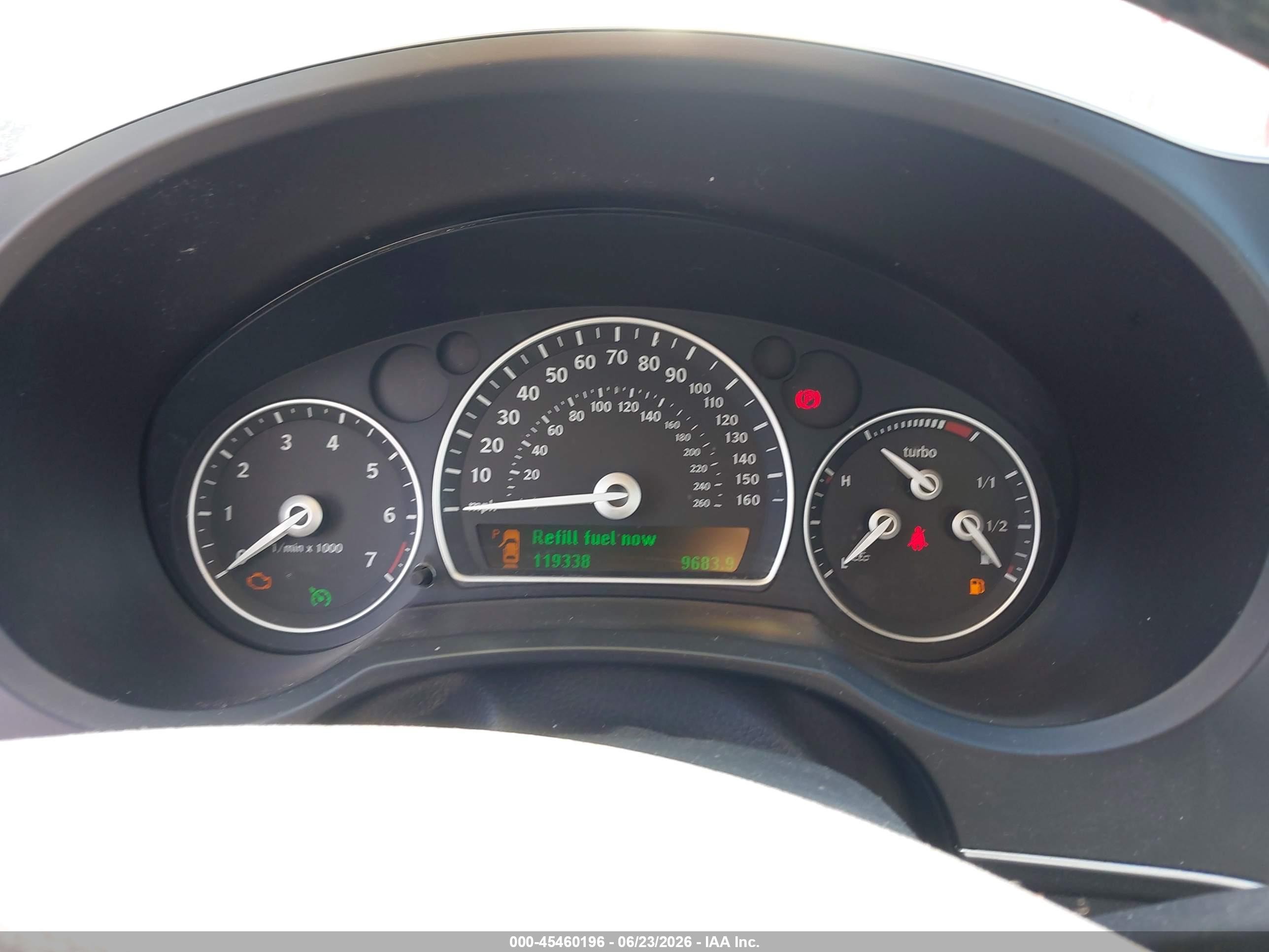 2009 Saab 9-3 Aero Silver vin: YS3FH42R591003384
