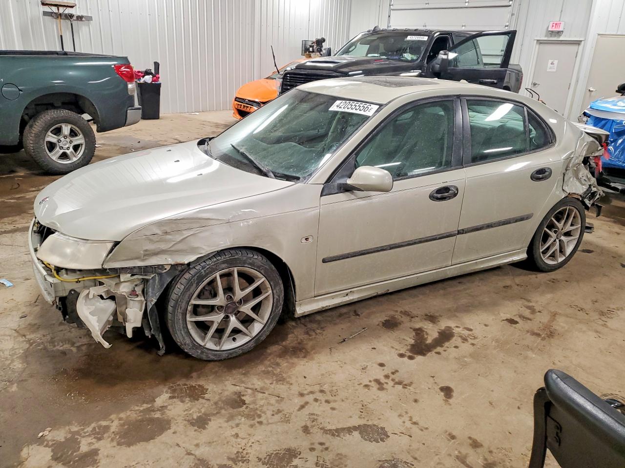 2005 Saab 9-3 Aero Gold vin: YS3FH49Y151054307