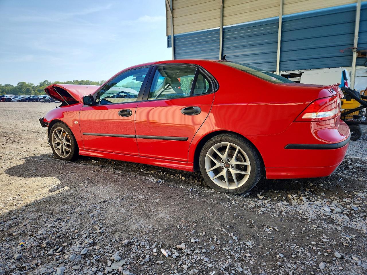 2004 Saab 9-3 Aero Red vin: YS3FH49Y541022779