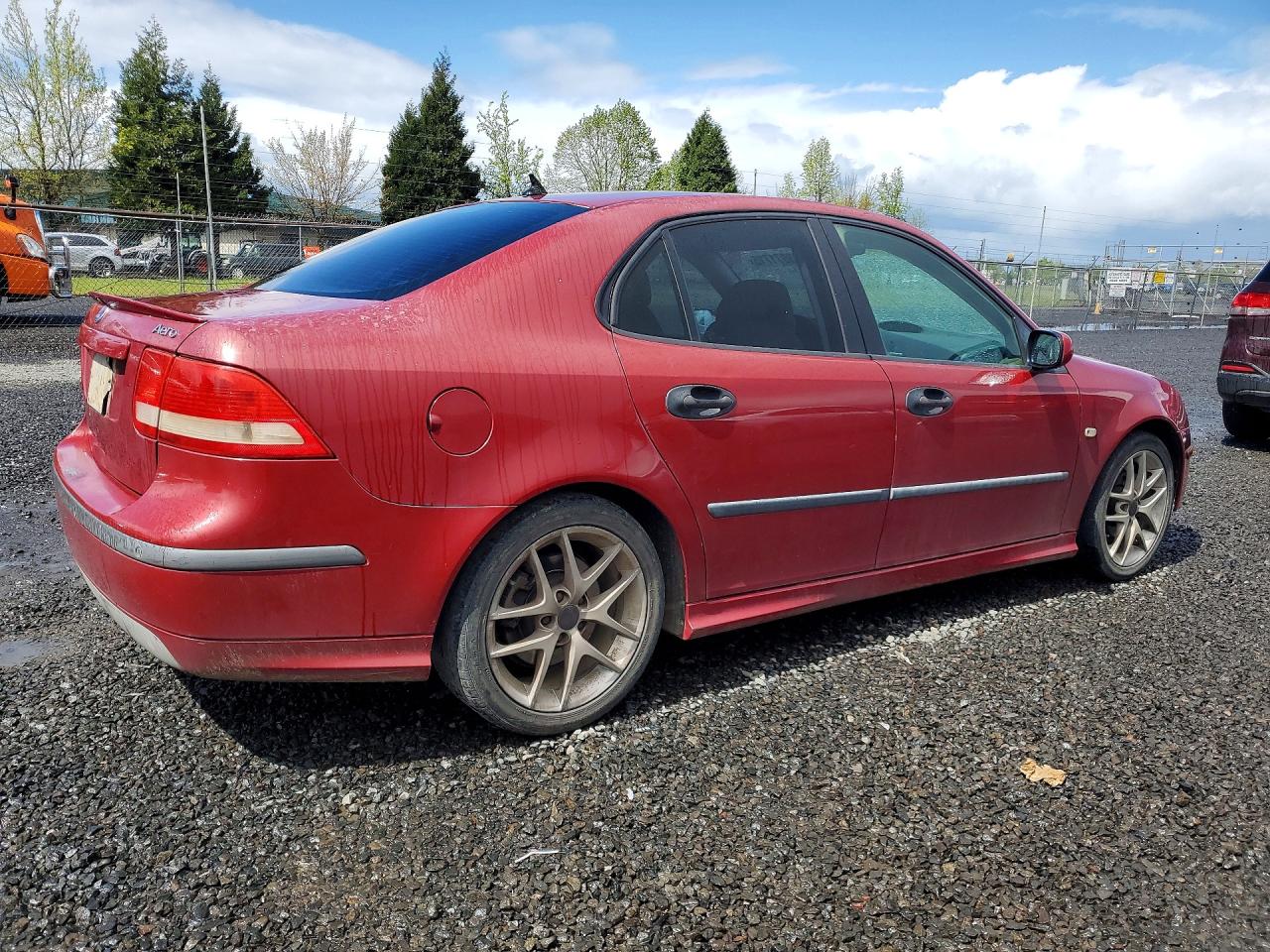 2005 Saab 9-3 Aero Red vin: YS3FH49Y651040953