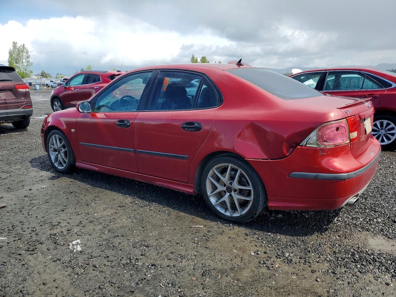 2005 Saab 9-3 Aero Red vin: YS3FH49Y651040953