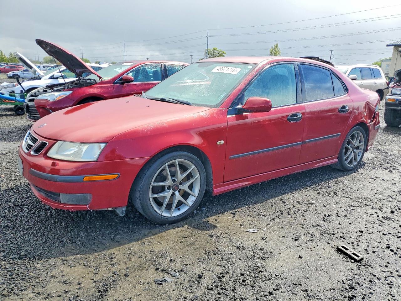 2005 Saab 9-3 Aero Red vin: YS3FH49Y651040953