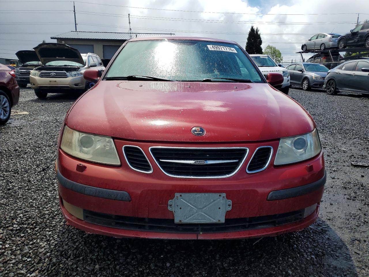 2005 Saab 9-3 Aero Red vin: YS3FH49Y651040953