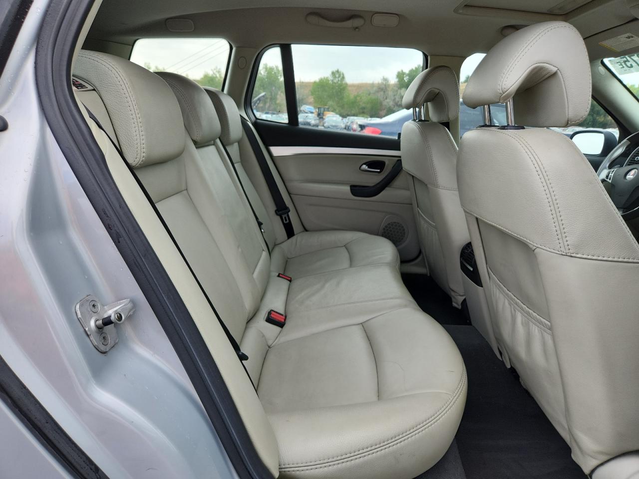 2008 Saab 9-3 Aero Silver vin: YS3FH51U081100423