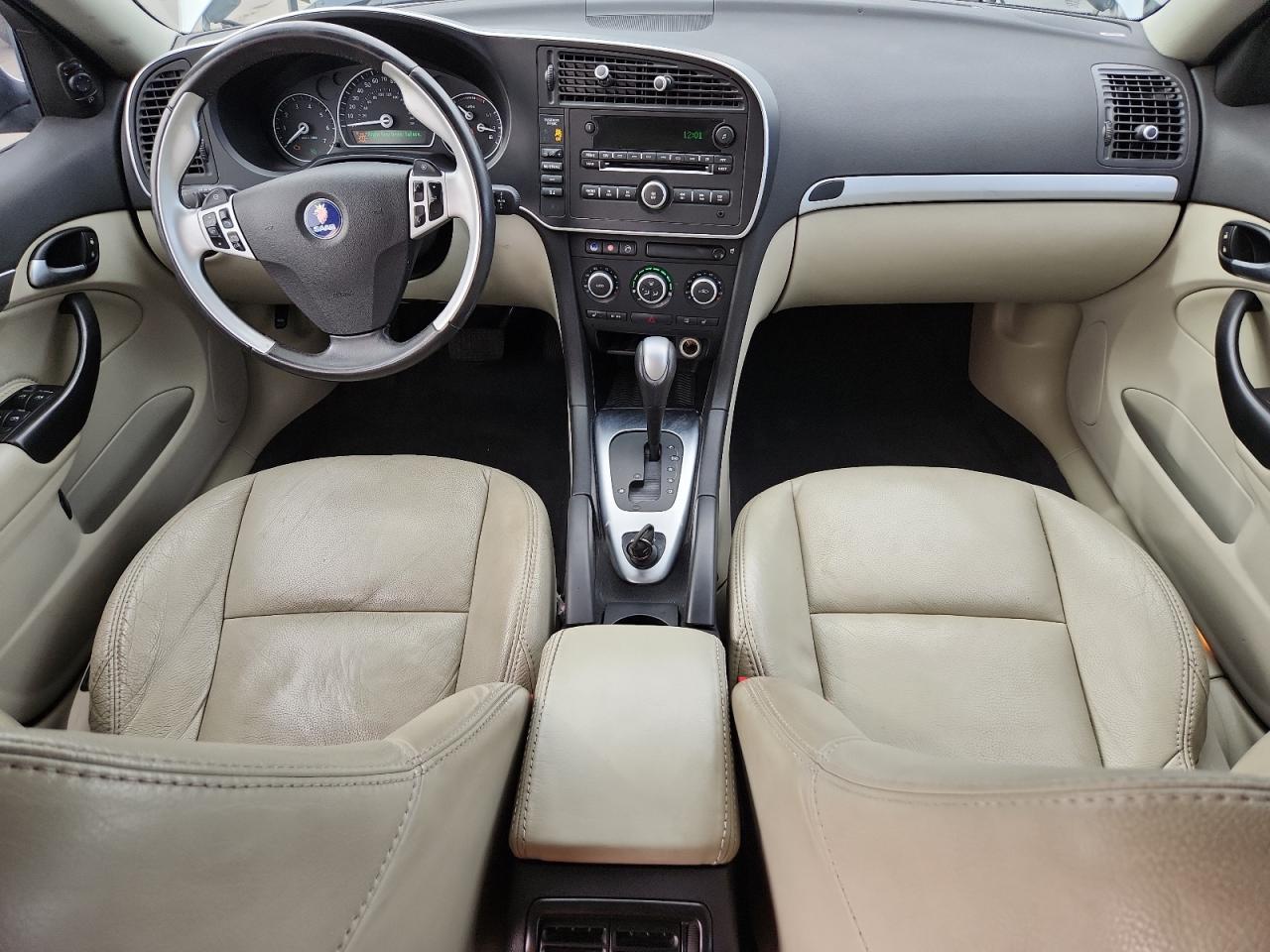 2008 Saab 9-3 Aero Silver vin: YS3FH51U081100423