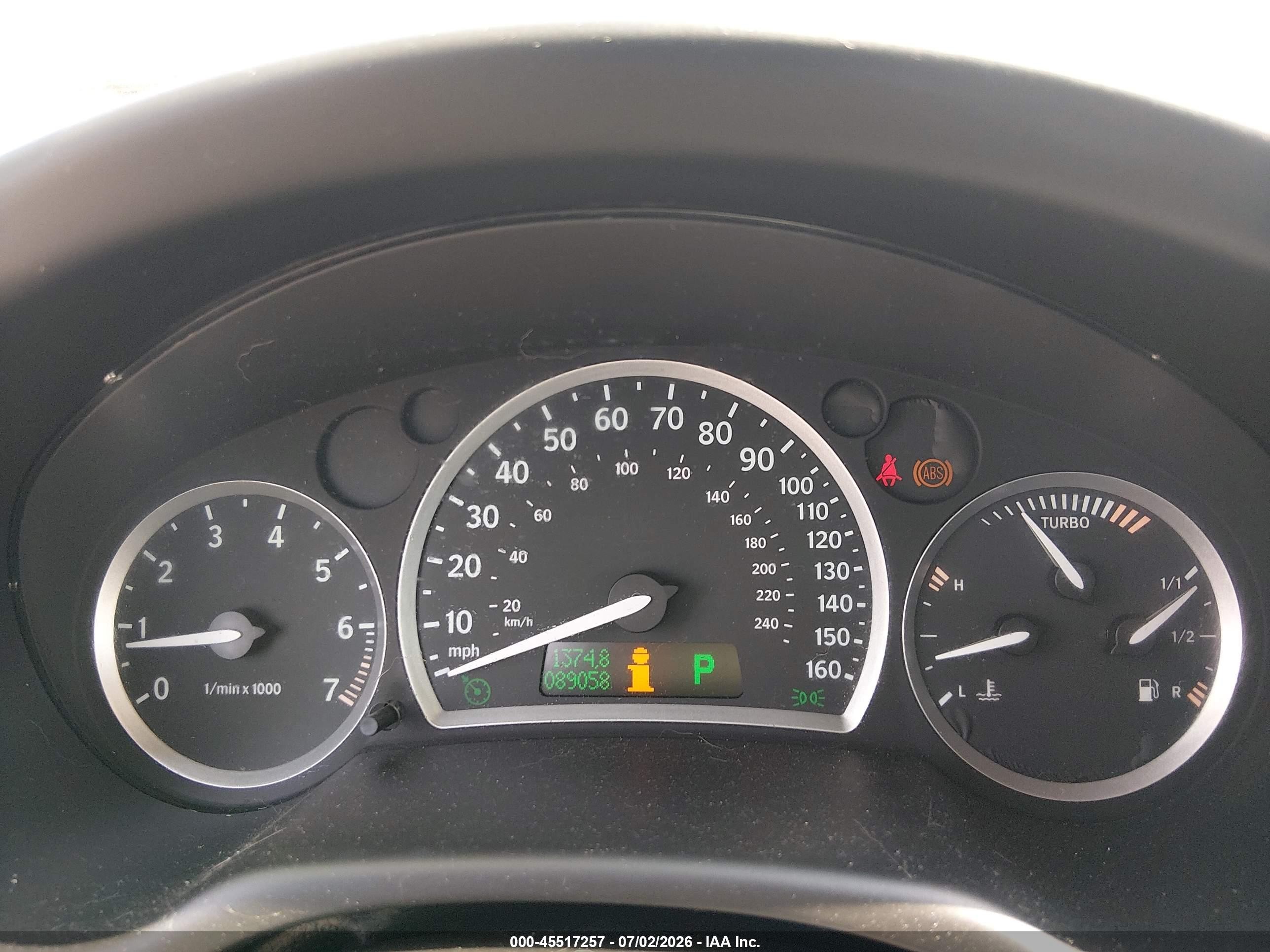 2006 Saab 9-3 Aero Красный vin: YS3FH71U466006573