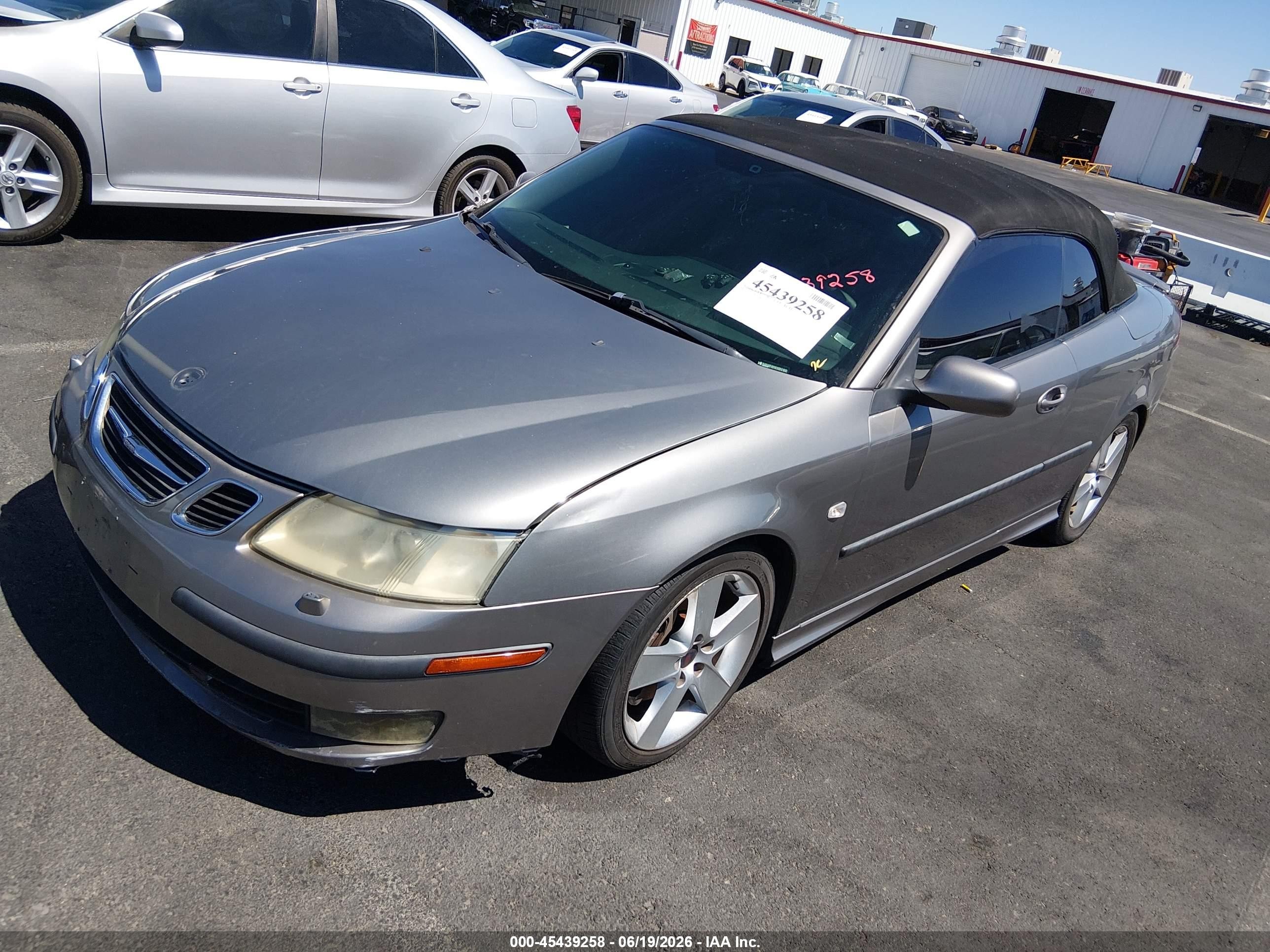 2007 Saab 9-3 Aero Gold vin: YS3FH71U976101390