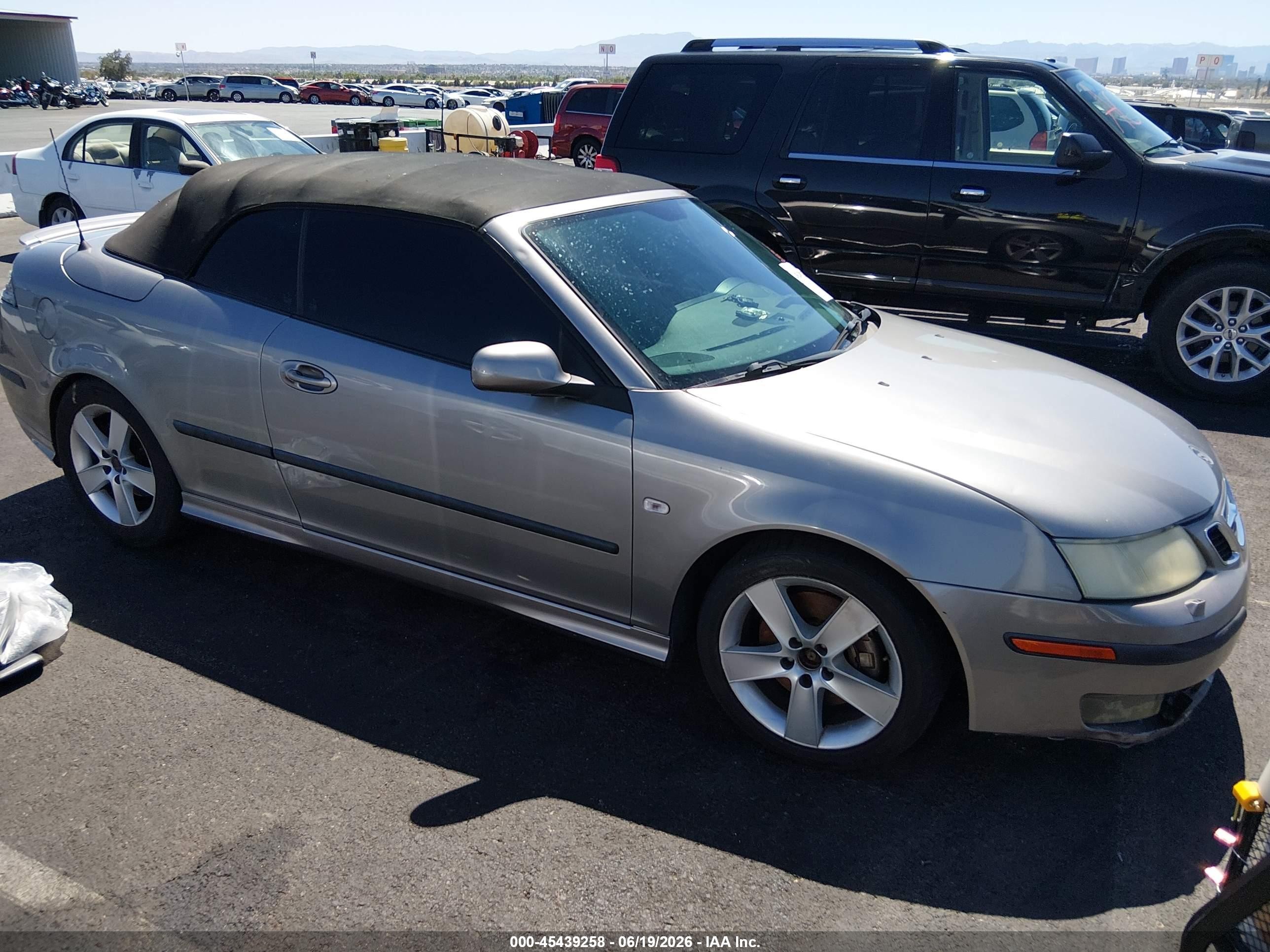 2007 Saab 9-3 Aero Gold vin: YS3FH71U976101390