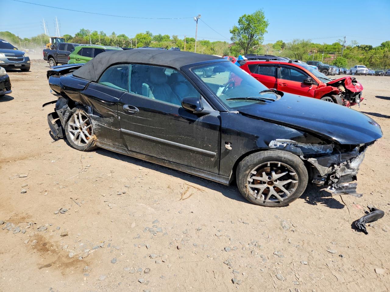 2005 Saab 9-3 Aero Black vin: YS3FH79Y256003760