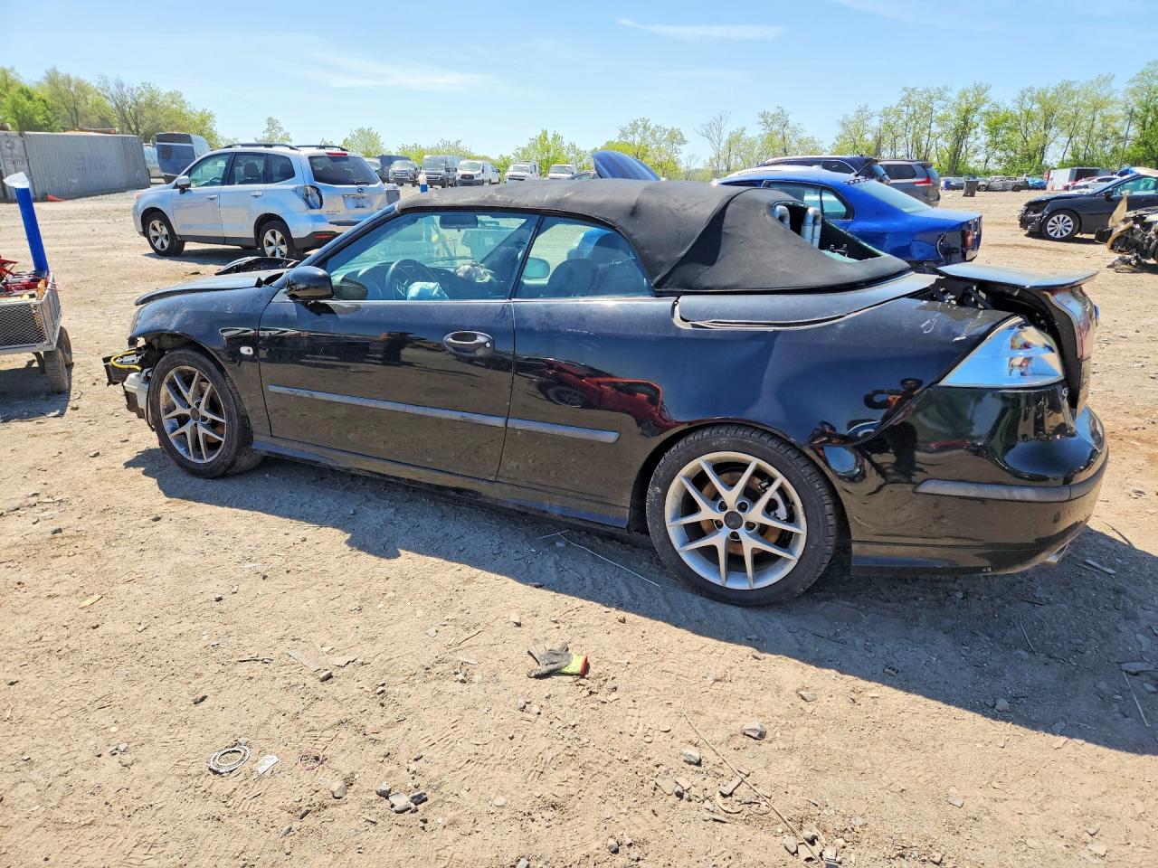 2005 Saab 9-3 Aero Black vin: YS3FH79Y256003760