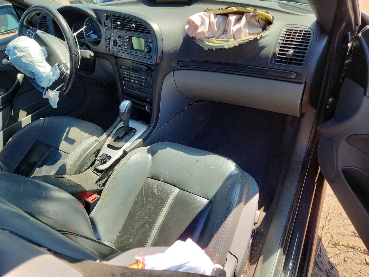 2005 Saab 9-3 Aero Black vin: YS3FH79Y256003760
