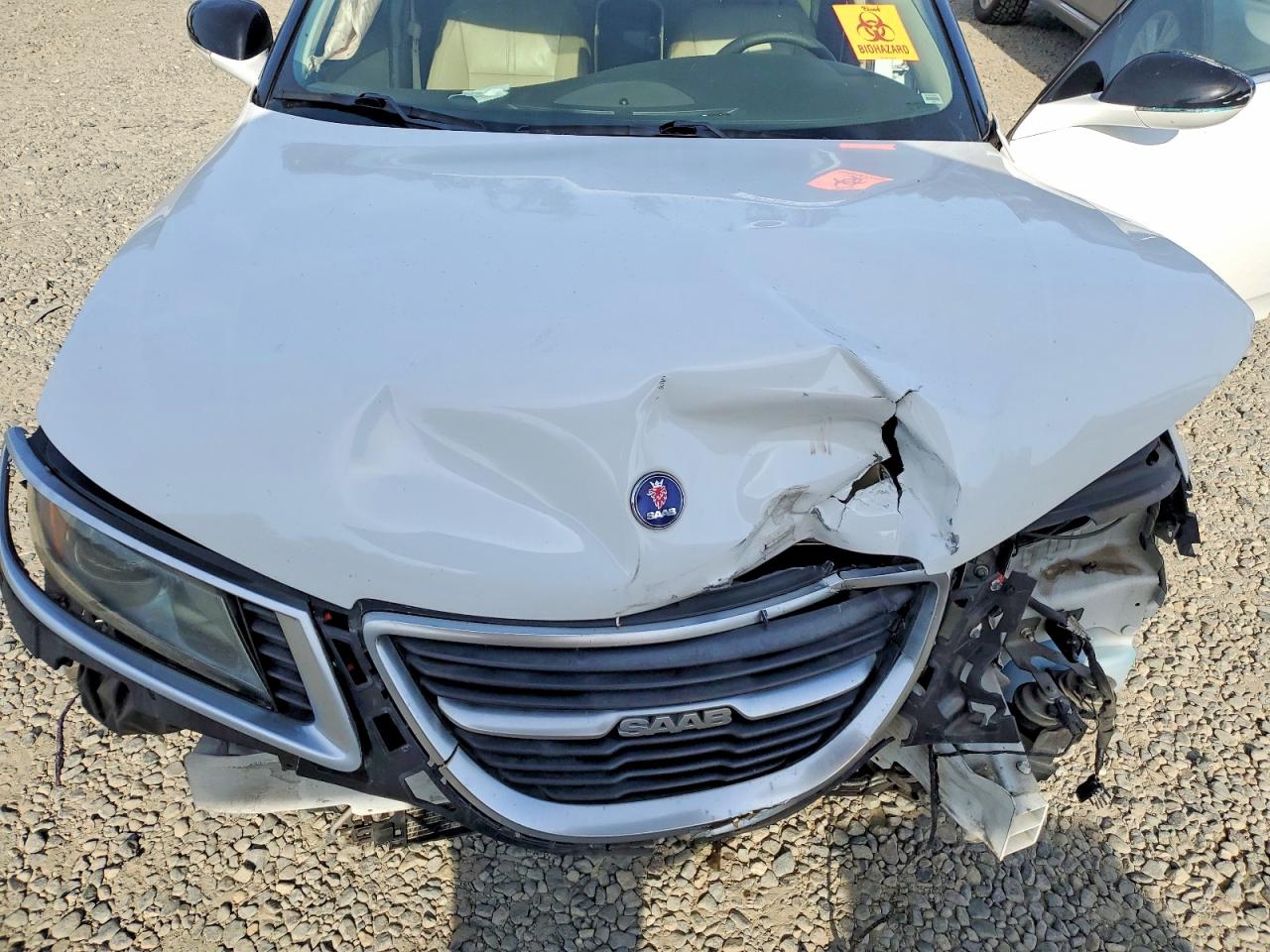 2011 Saab 9-5 Turbo Белый vin: YS3GN4AR9B4000569