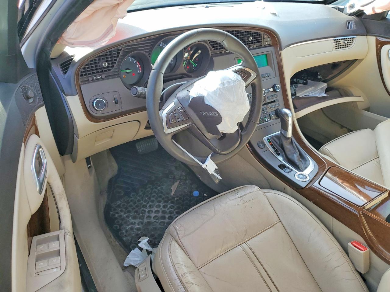 2011 Saab 9-5 Turbo Белый vin: YS3GN4AR9B4000569