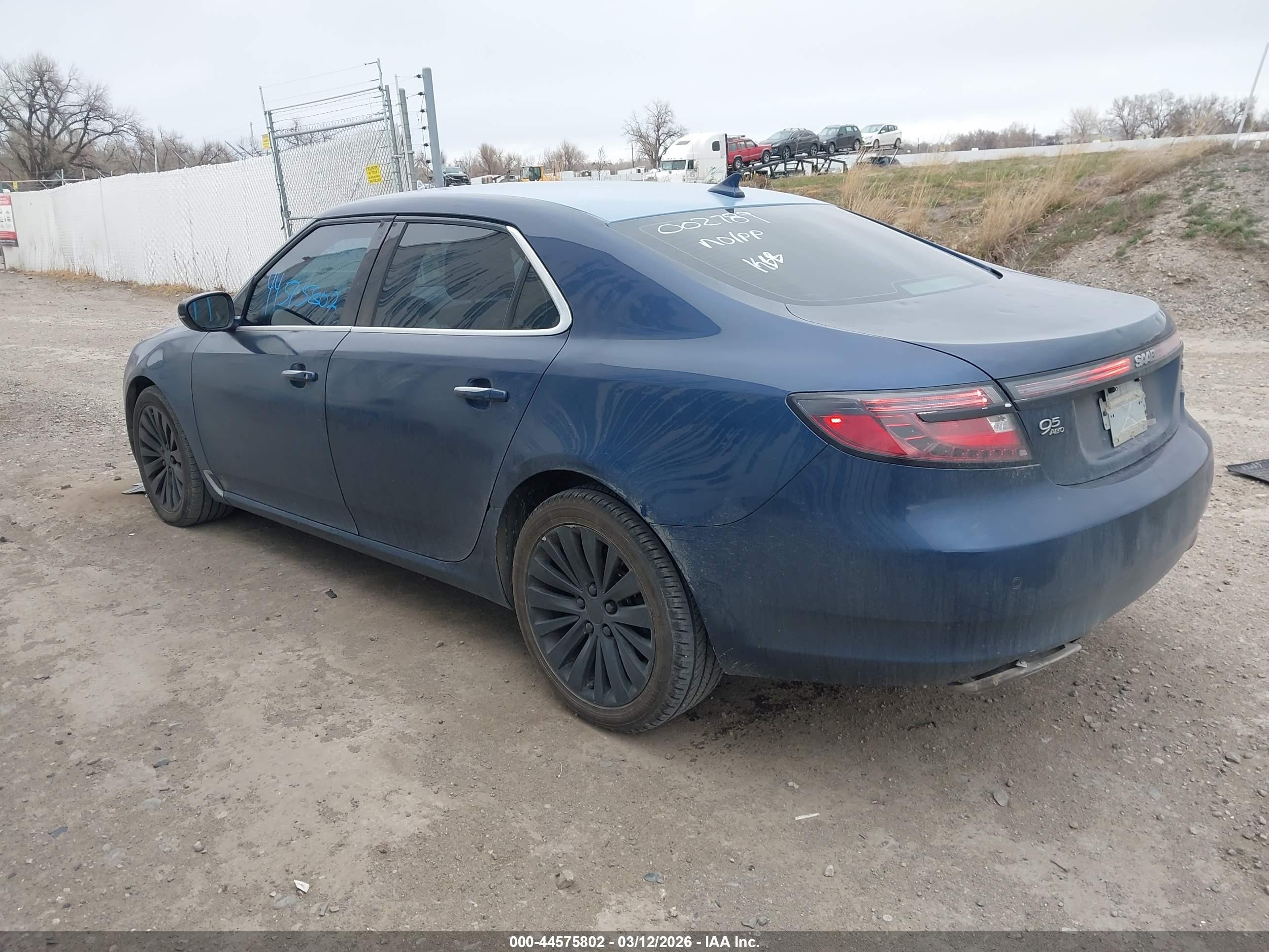 2010 Saab 9-5 Aero Blue vin: YS3GR4BJ6A4002789