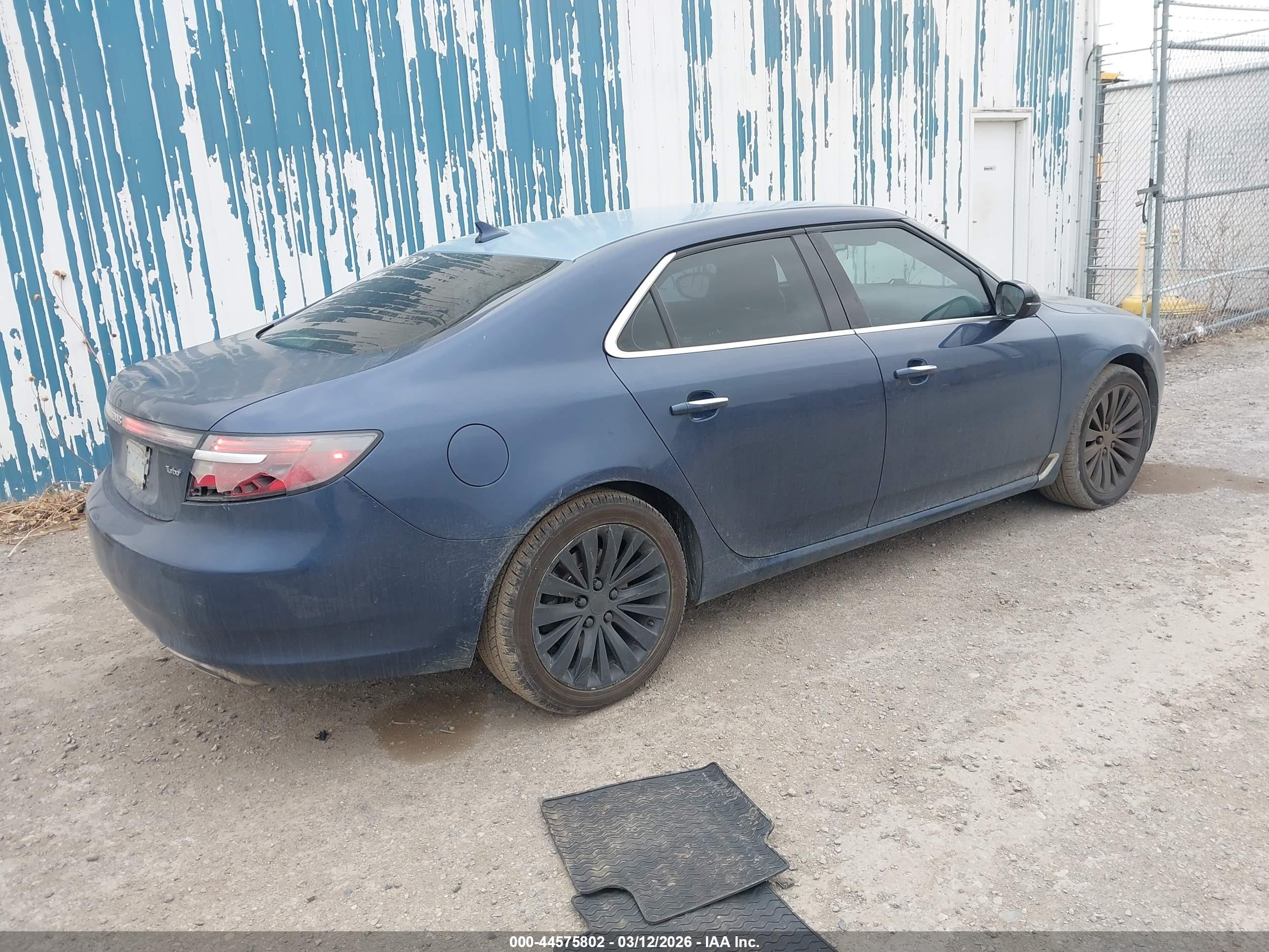 2010 Saab 9-5 Aero Blue vin: YS3GR4BJ6A4002789
