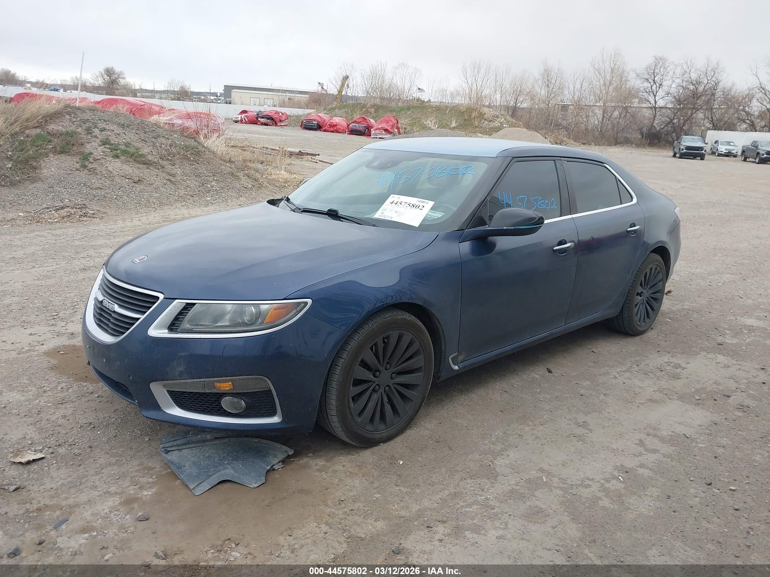 2010 Saab 9-5 Aero Blue vin: YS3GR4BJ6A4002789