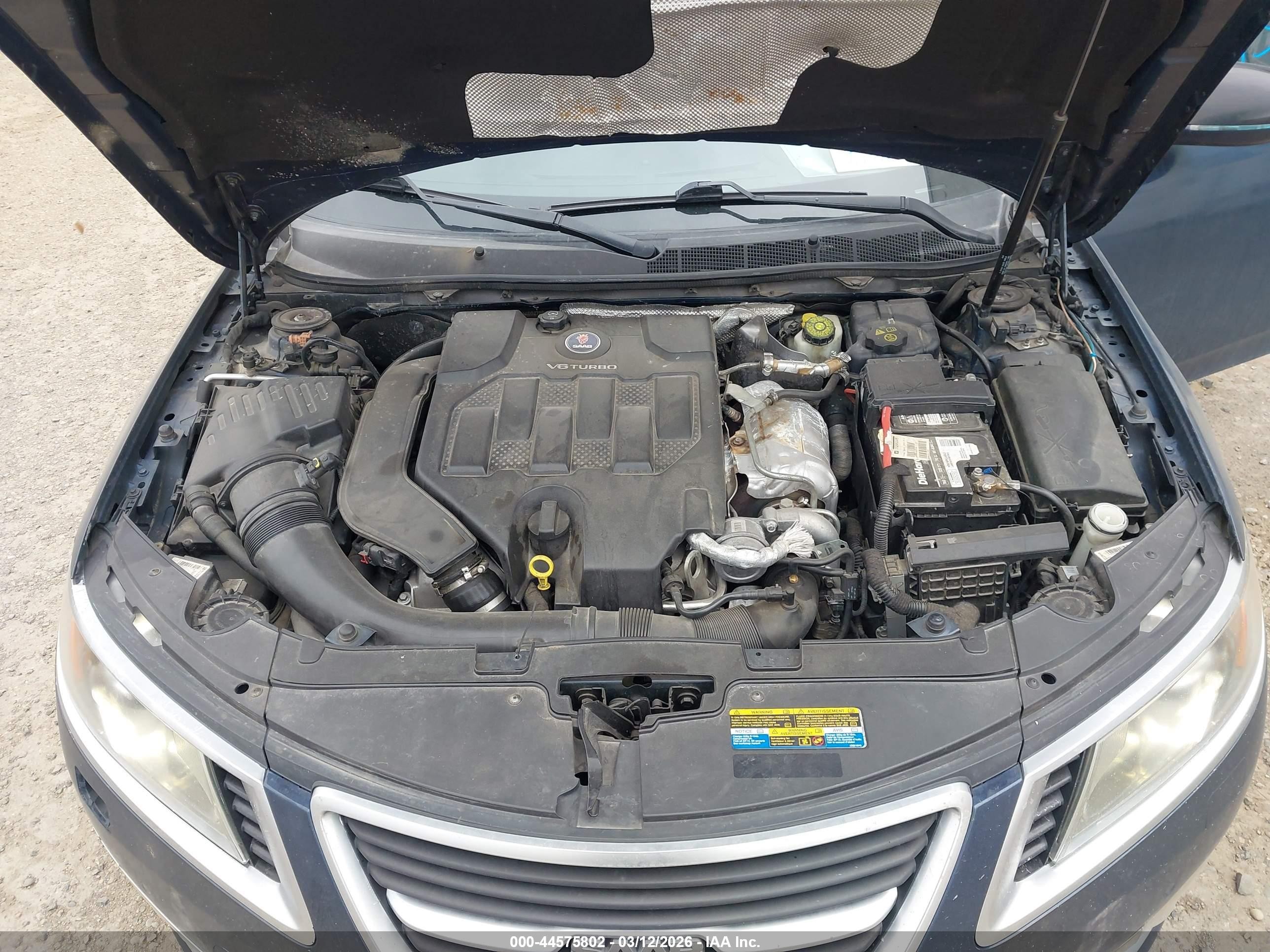 2010 Saab 9-5 Aero Blue vin: YS3GR4BJ6A4002789