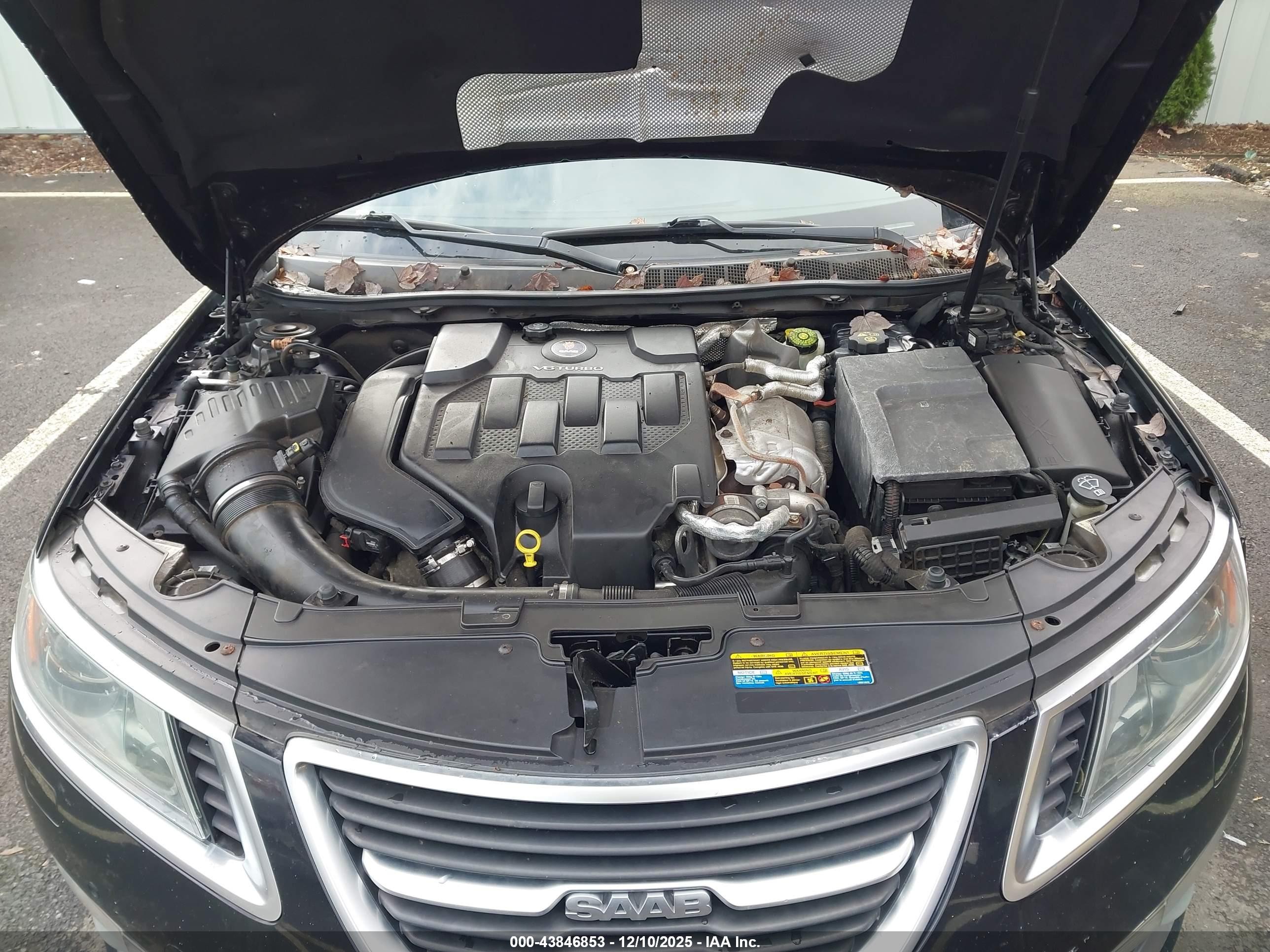 2010 Saab 9-5 Aero Black vin: YS3GR4BJ8A4001952