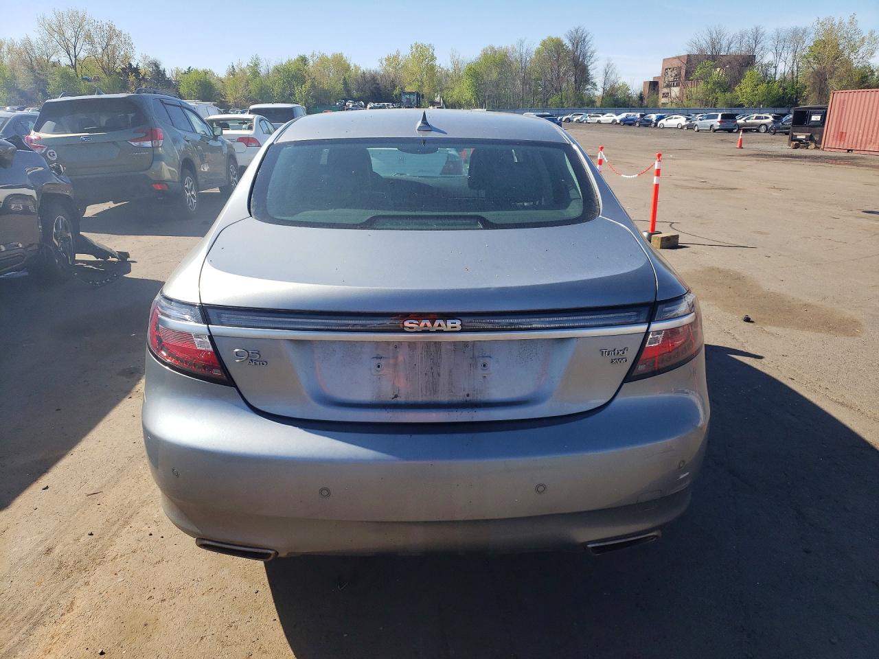 2010 Saab 9-5 Aero Silver vin: YS3GR4BJ8A4002843