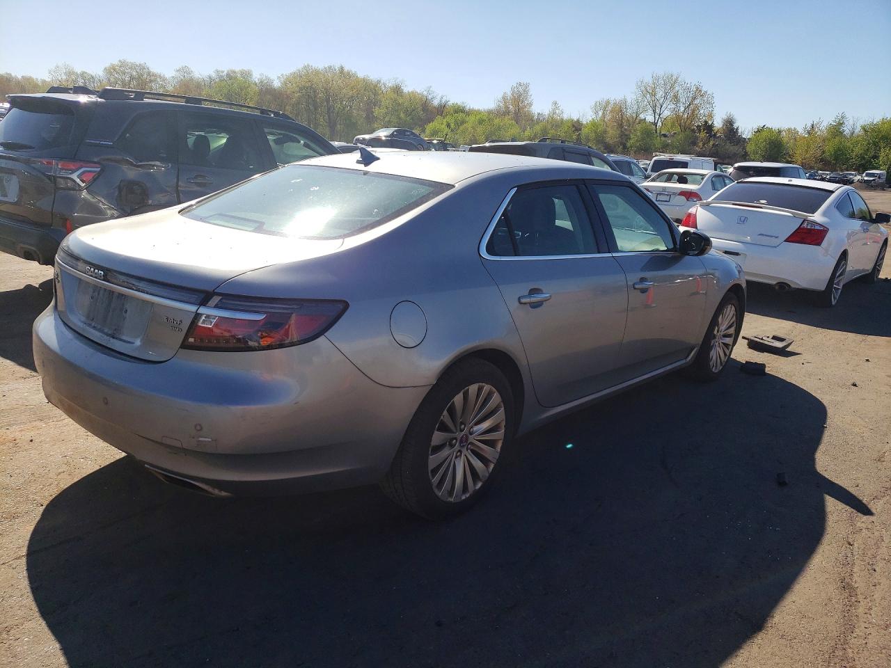2010 Saab 9-5 Aero Silver vin: YS3GR4BJ8A4002843