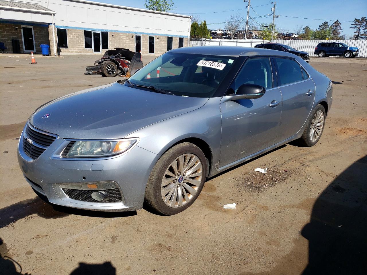 2010 Saab 9-5 Aero Silver vin: YS3GR4BJ8A4002843
