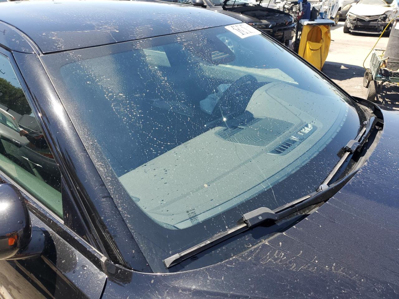 2023 Polestar 2 Black vin: YSMED3KA0PL145201 Damage: Windshield, Broken, Replacement Required
