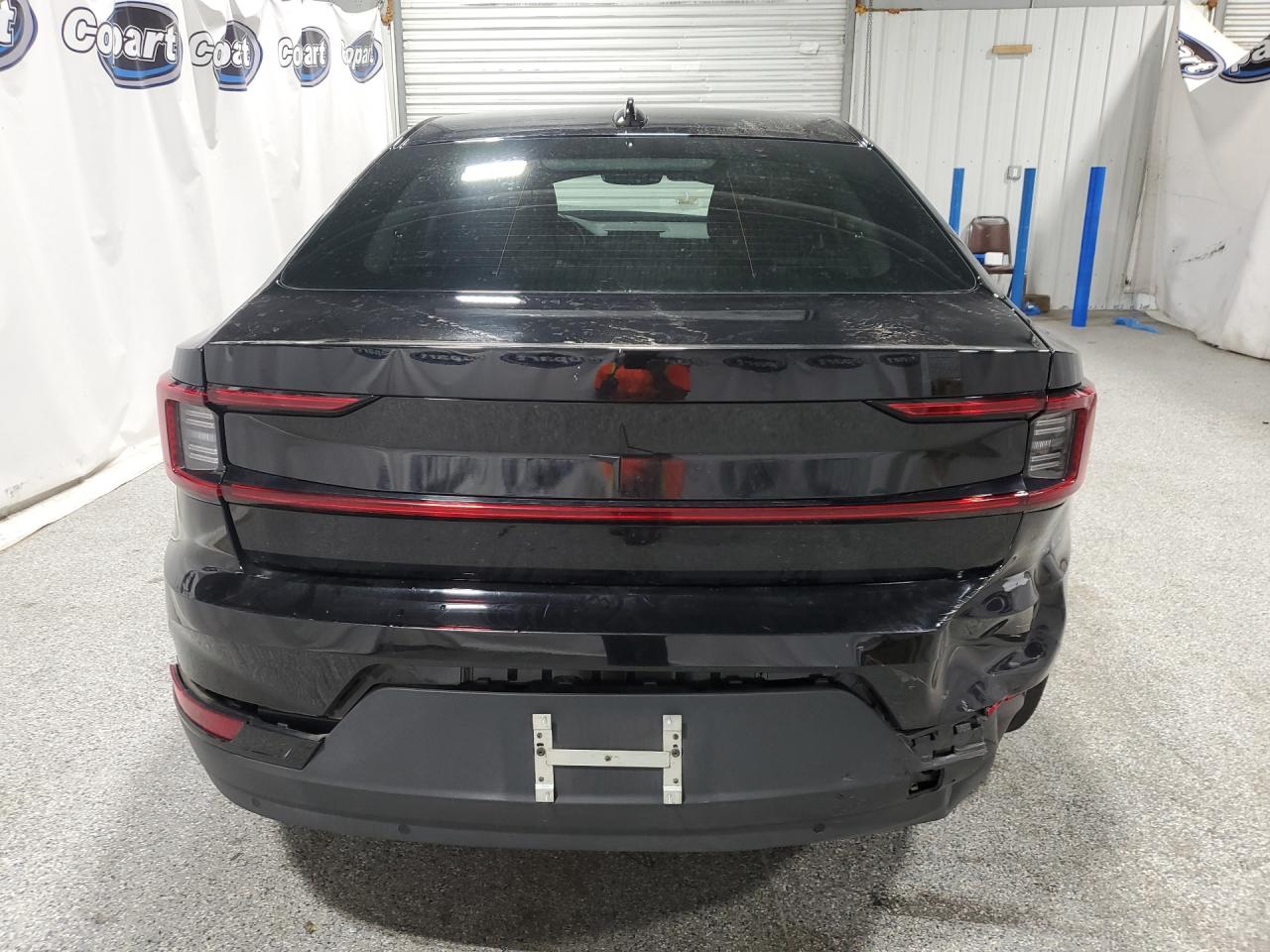 2023 Polestar 2 Black vin: YSMEG3KA0PL161776 Damage: Rear Bumper Reinforcement, Broken, Replacement Required