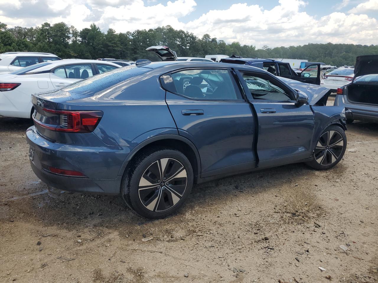 2024 Polestar 2 Blue vin: YSMFD3KA6RL212634 Damage: Right Front Door, Dent(S) W/ Paint Dmg, 2 To 3 Inches