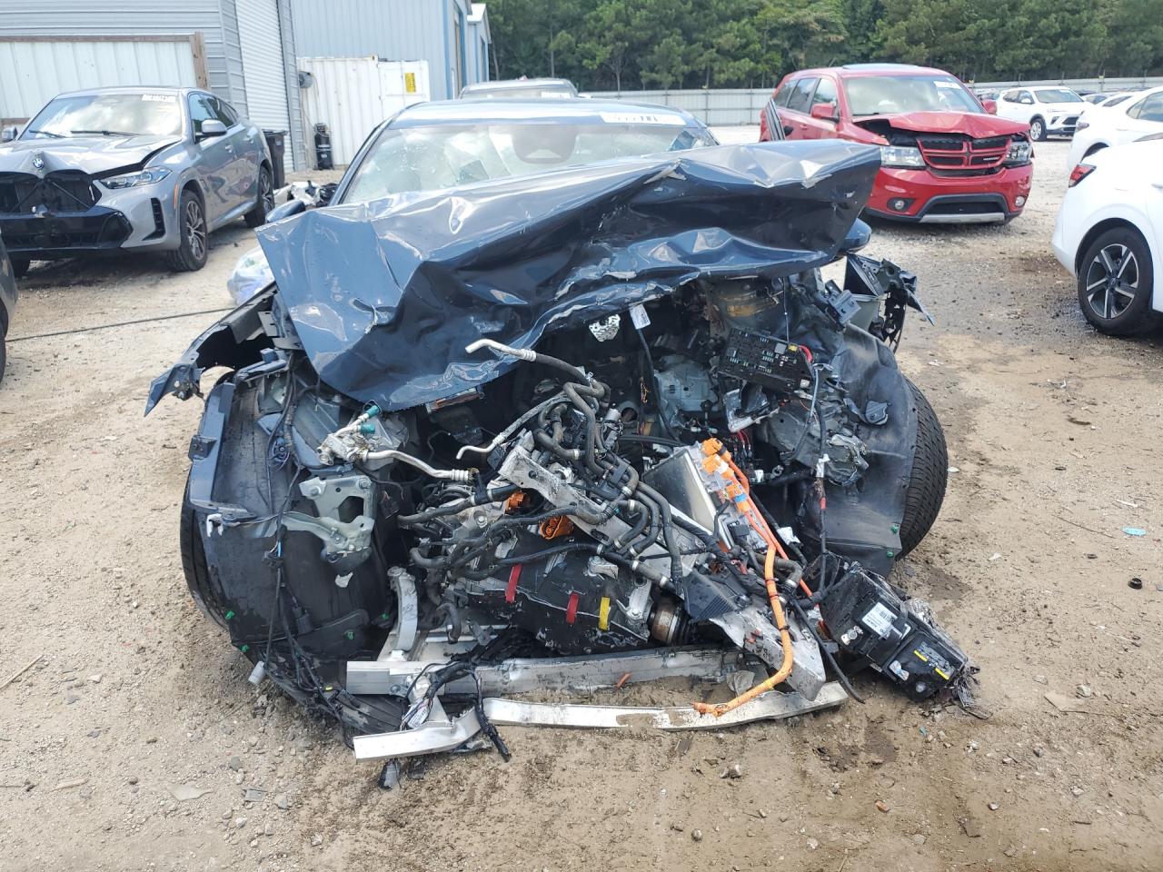 2024 Polestar 2 Blue vin: YSMFD3KA6RL212634 Damage: Front Bumper Reinforcement, Broken, Replacement Required