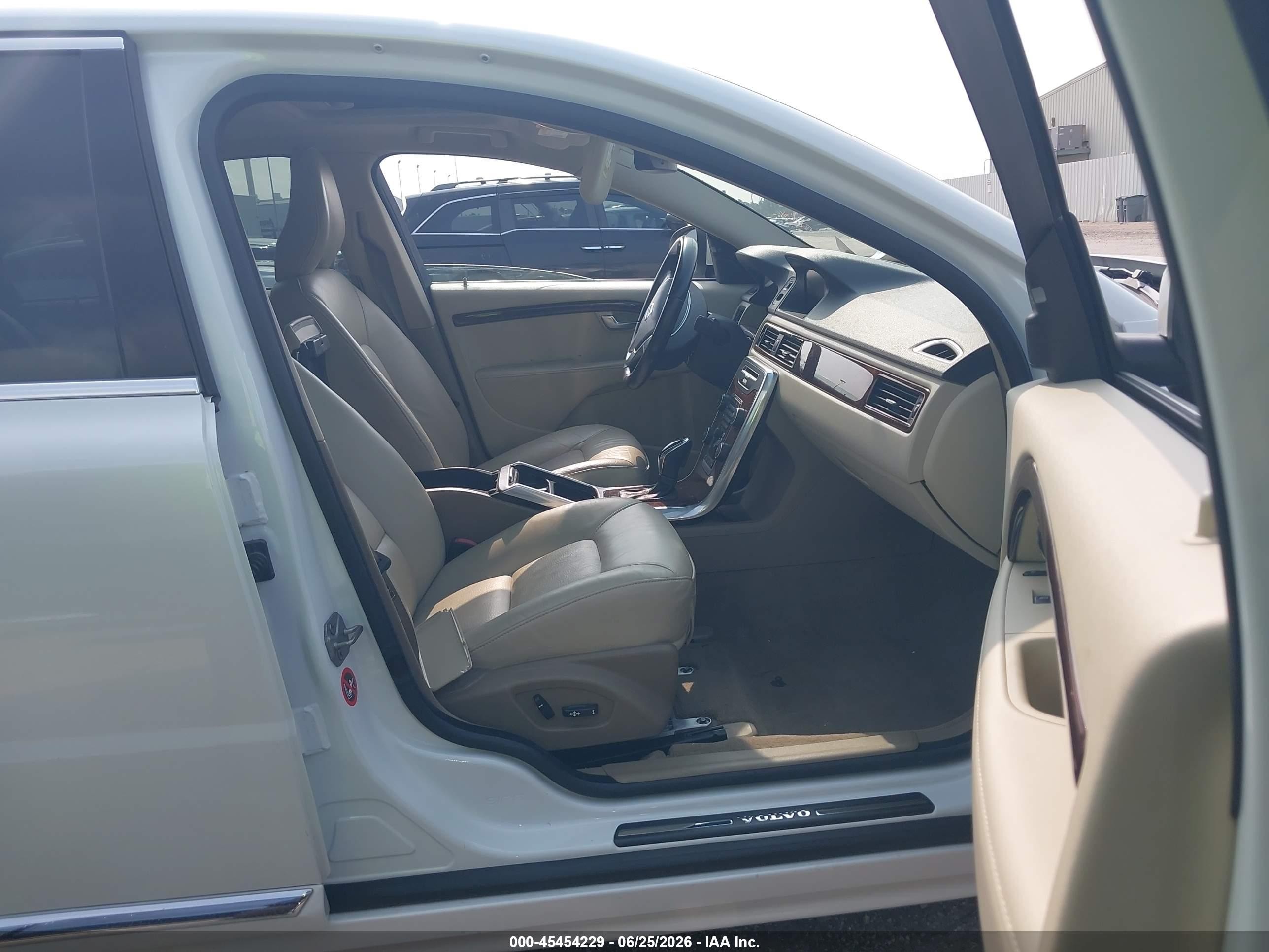 2015 Volvo S80 T5 Platinum White vin: YV126MAD2F1184595