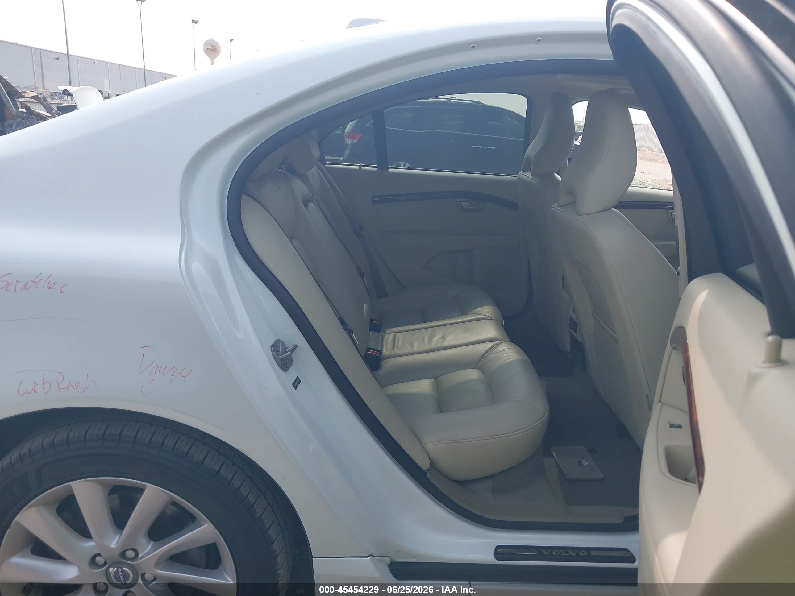 2015 Volvo S80 T5 Platinum White vin: YV126MAD2F1184595