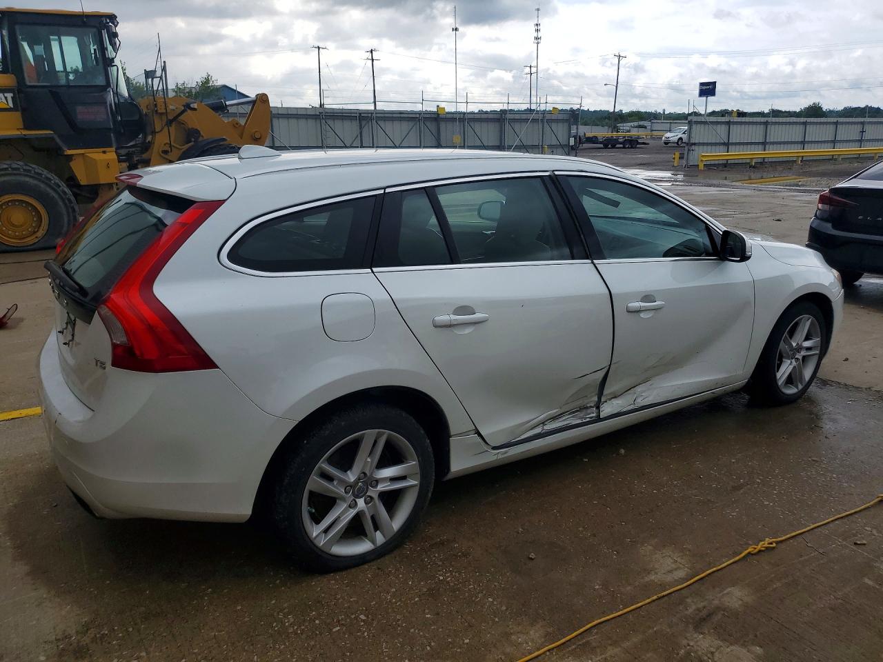 2015 Volvo V60 T5 White vin: YV126MEB3F1208122