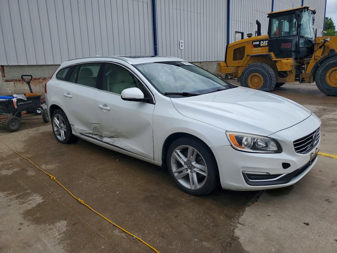 2015 Volvo V60 T5 White vin: YV126MEB3F1208122