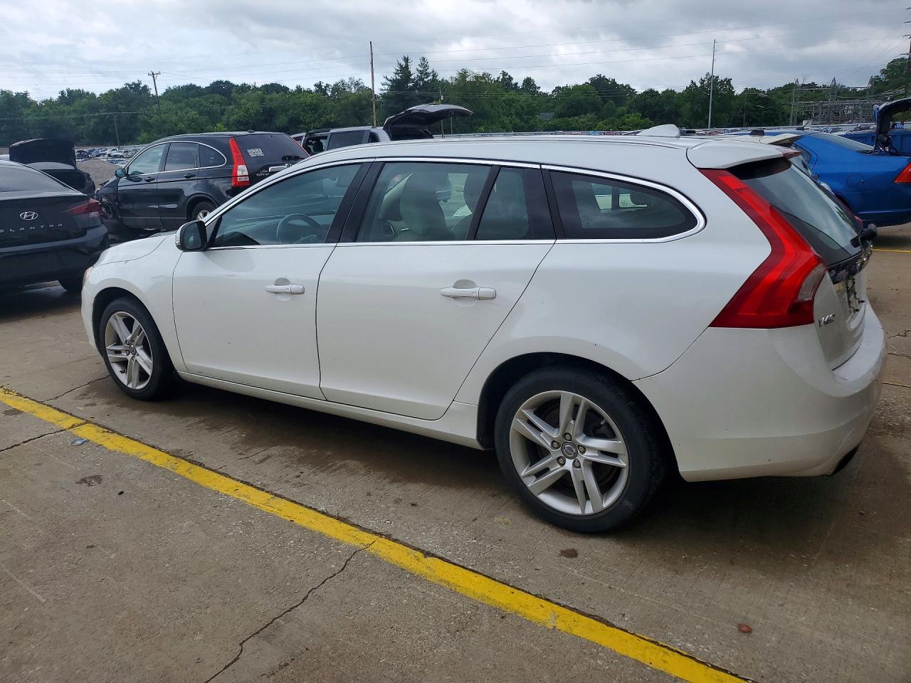 2015 Volvo V60 T5 White vin: YV126MEB3F1208122